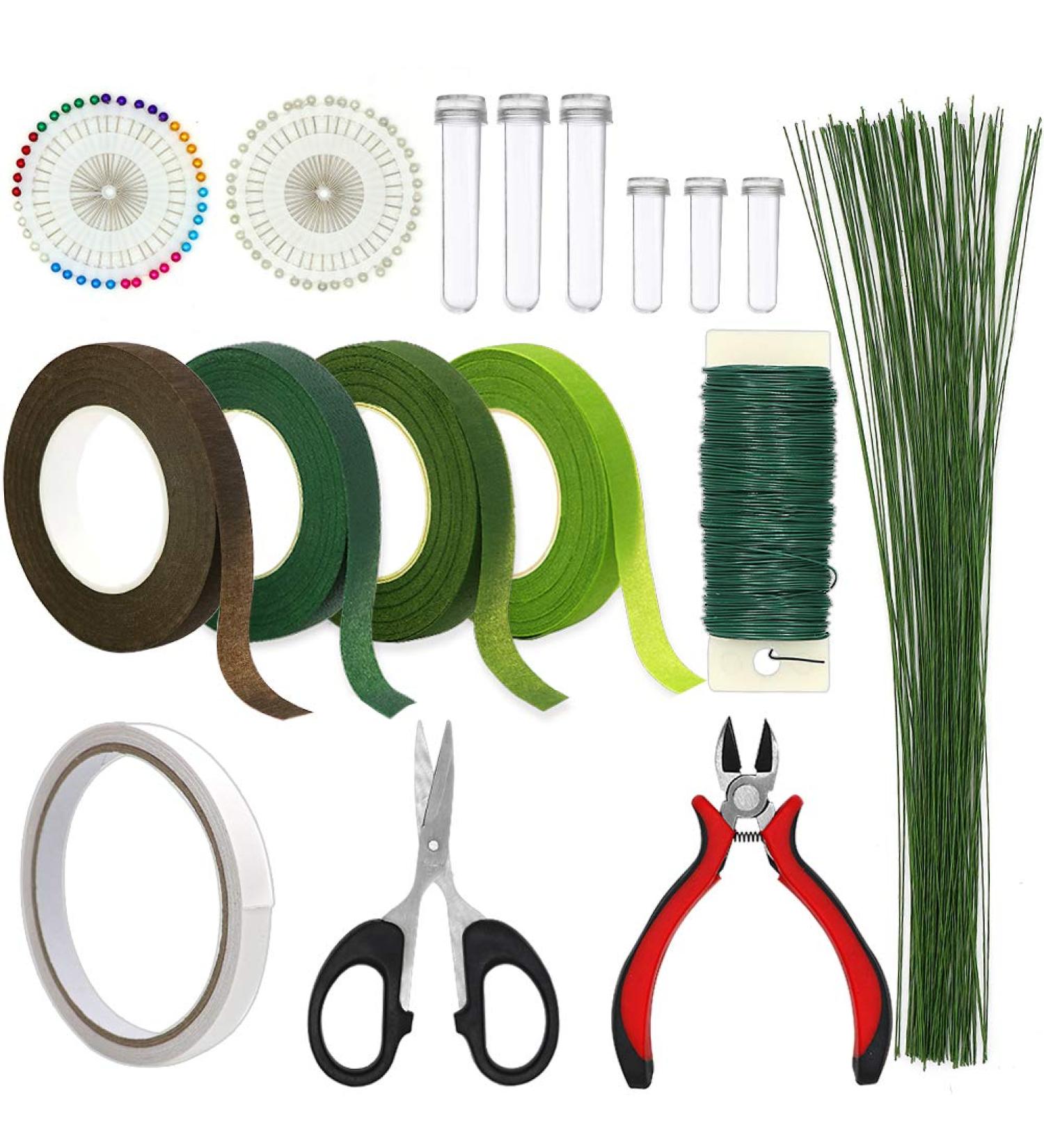 Floral Arrangement Kit - 17 Piece Flower Tool Set for DIY Bouquets and Corsages - Buy Online on GoSupps.com