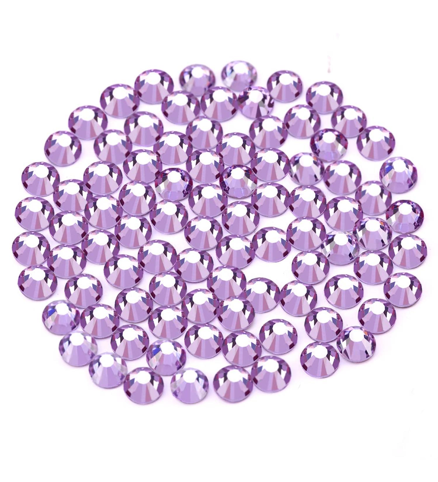 Novani Crystal Rhinestones SS16/1440pcs Lavender - Flatback Loose Gemstones for Crafts, Clothes, Shoes, Makeup, Nail Art - DIY Decorations - Buy Online on GoSupps.com