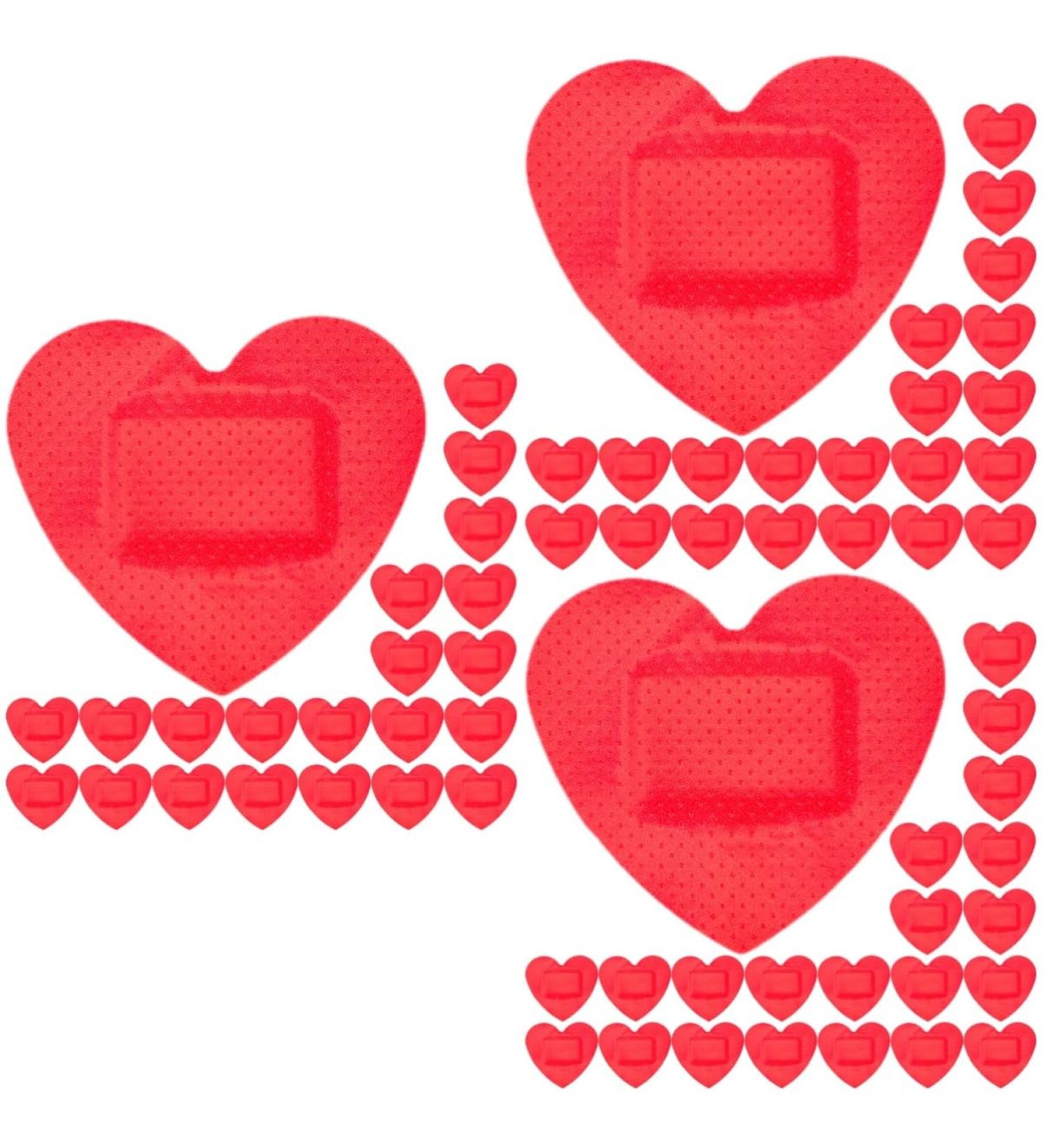 BESPORTBLE 90 Sheets Heart Stickers - Cute Waterproof Self-Sticking Care Supplies for Kids | International Shipping Available - Buy Online on GoSupps.com