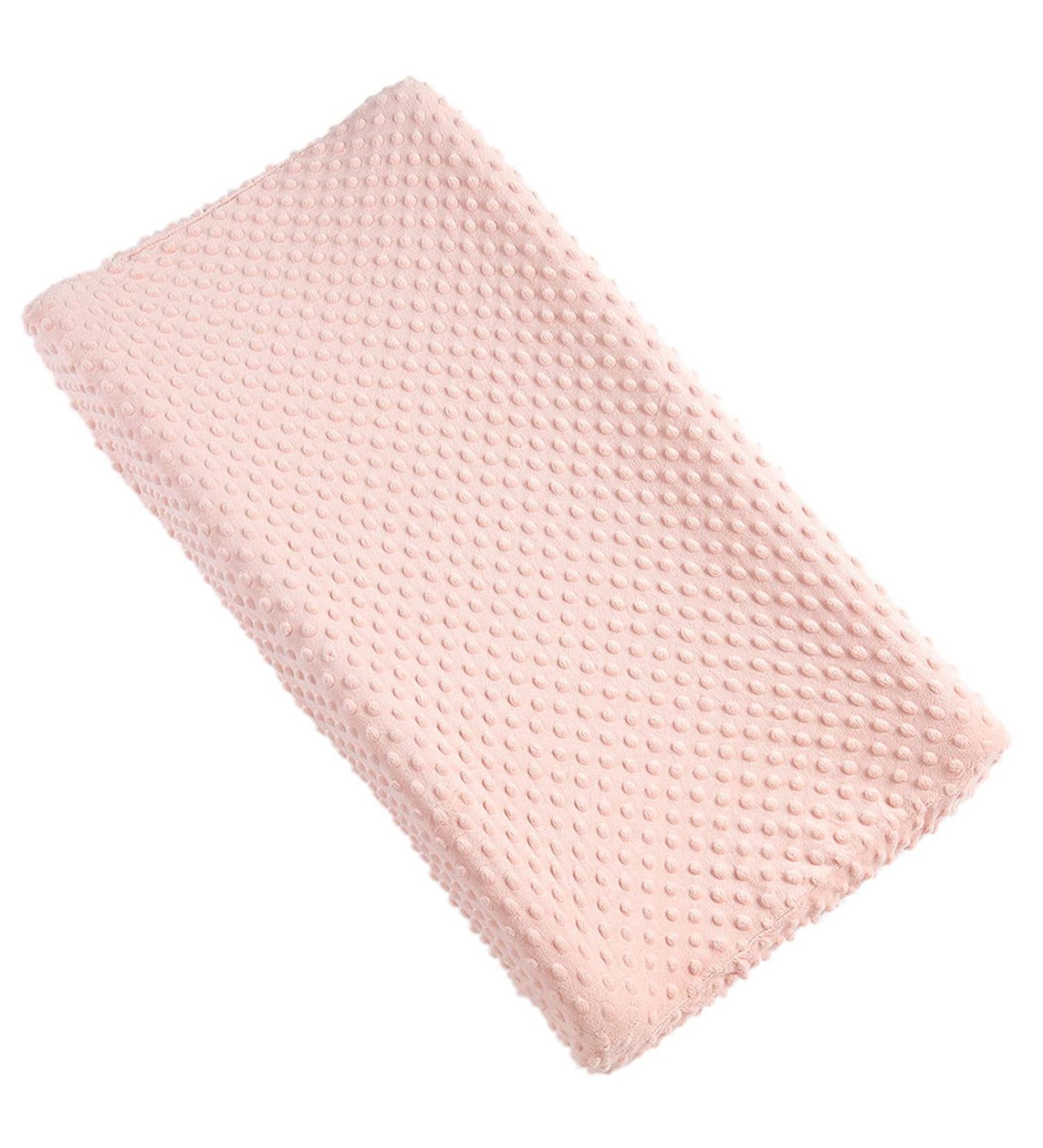 Solid Changing Table Pad Cover Cradle Sheet  Fits 32"/34''x16" Contoured Diaper Changing Pad  Ultra Soft Cozy Minky Dots Plush Changing Table Covers  Breathable Wipeable Removable (Light Pink) - Buy Online on GoSupps.com