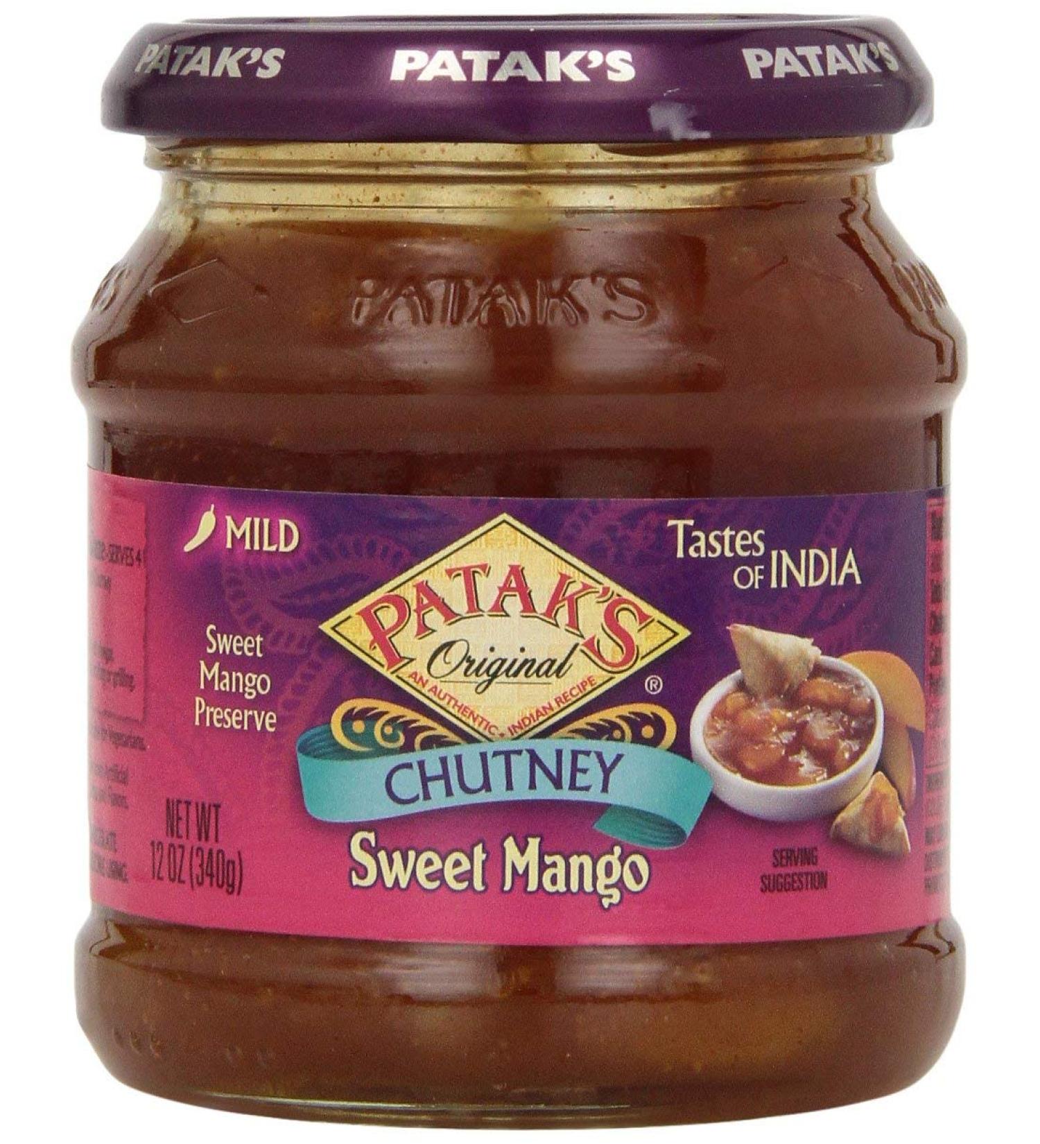 PATAKS - Sweet Mango Chutney 340G - Two Items