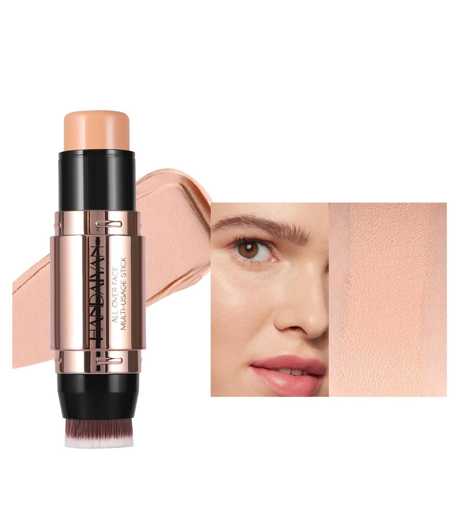 Double-headed highlighter and contour stick natural three-dimensional shadow nose shadow concealer makeup(03) - Buy Online on GoSupps.com