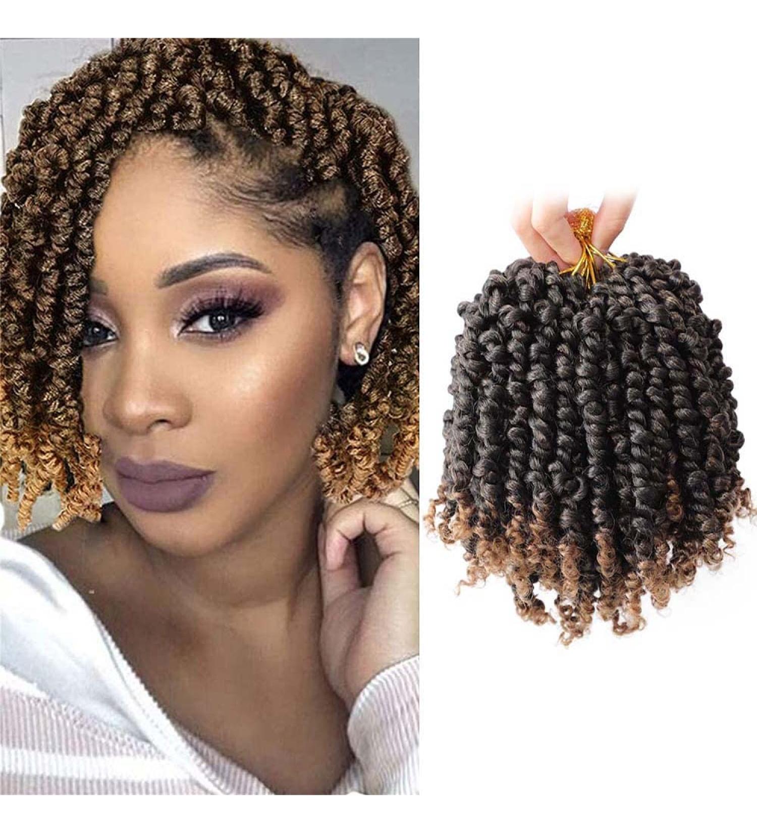 Pre-twisted Passion Twist Crochet Hair 6 Inch 9 Packs Ombre Blonde - T27 (Pack of 9) - Buy Online on GoSupps.com