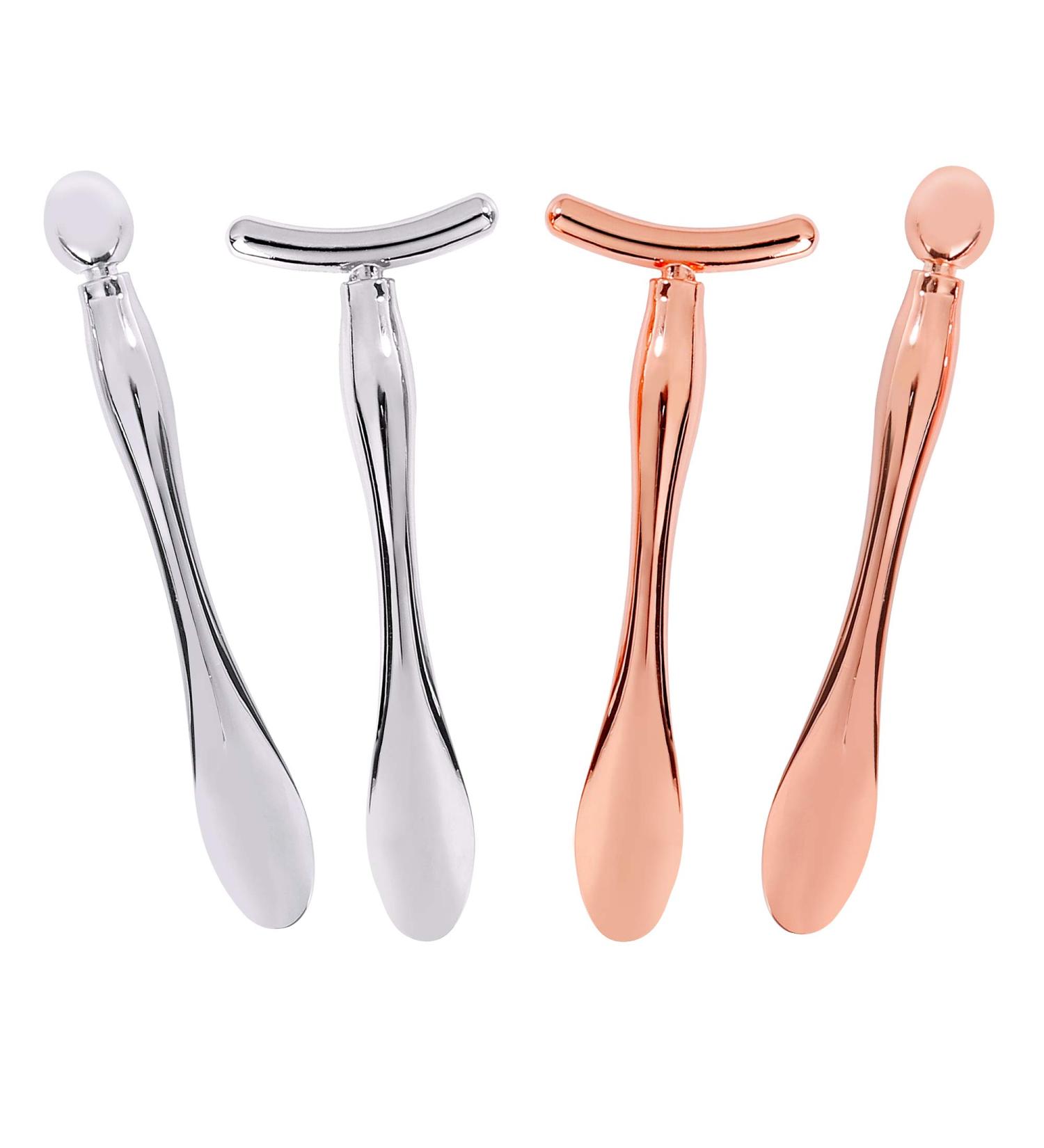 Premium Eye Cream Applicator & Massage Stick | 4-Piece Anti-Aging Facial Care Tool Set - International Shipping Available - Buy Online on GoSupps.com