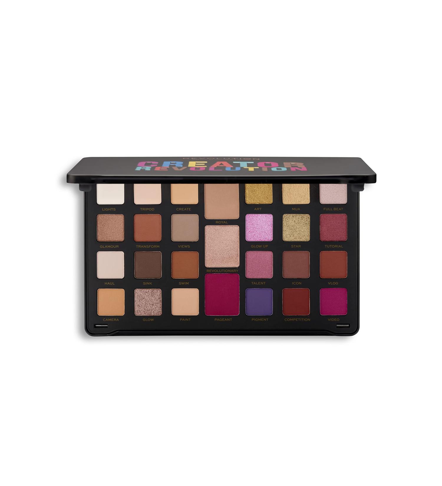 Makeup Revolution Creator Limitless Eyeshadow Palette - Nude Reign 30.9g - Buy Online on GoSupps.com