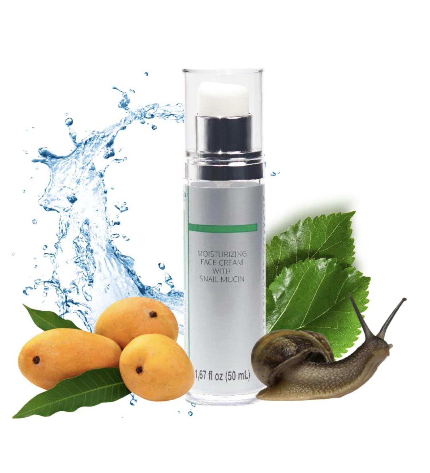 99.25% Korean Snail Mucin Moisturizer Cream - K-Beauty Essence for Perfect Glass Skin - Buy Online on GoSupps.com