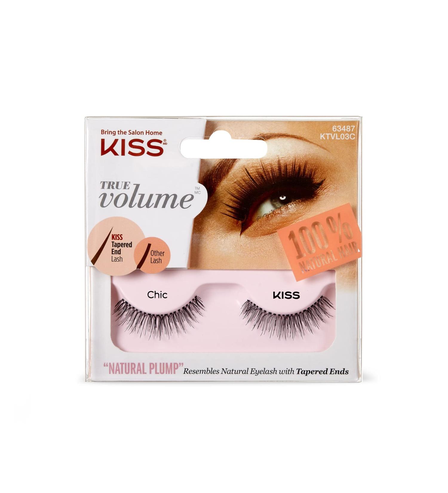 KISS KISS Eyelash Band True Volume - Chic Black 2 Pieces | International Shipping Available - Buy Online on GoSupps.com