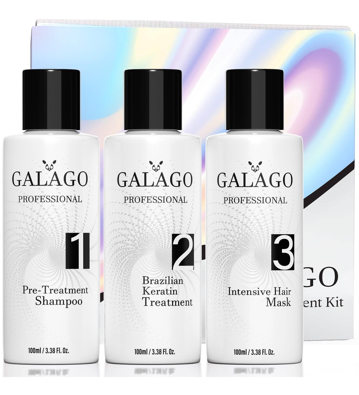 Brazilian Keratin Treatment Kit - 3.4oz 100ml | Imported from Brazil | Hair Straightening and Smoothing Kit | At-Home Blowout Treatment - Buy Online on GoSupps.com