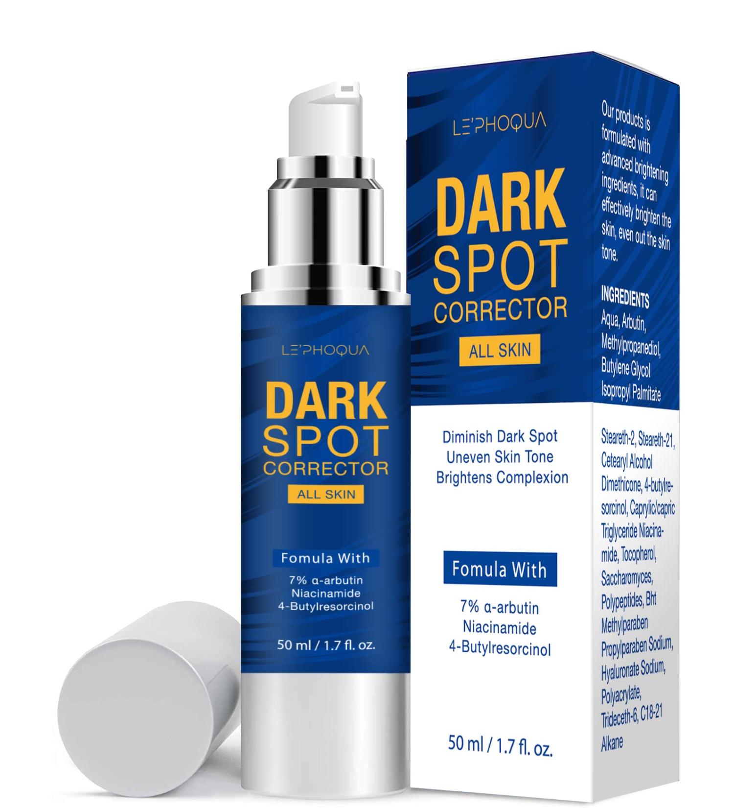 Le'phoqua Dark Spot Remover Cream 1.7 Fl Oz - SPF 30 for Face & Body | Fade Blemish & Hyperpigmentation | All Skin Types - Buy Online on GoSupps.com