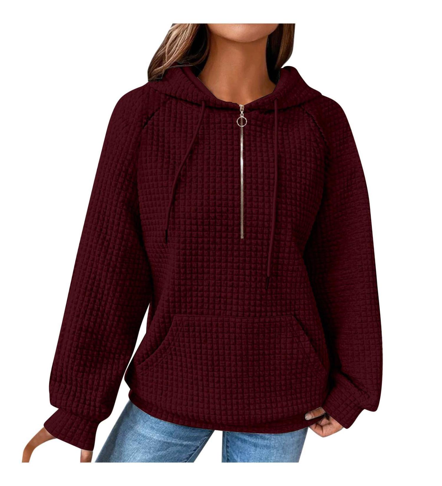 oelaio Crop Top Sweatshirt for Women Chicken Sweatshirt Cozy Sweatshirt Sweatshirt Sweatshirt Women Wine X-Large - Buy Online on GoSupps.com