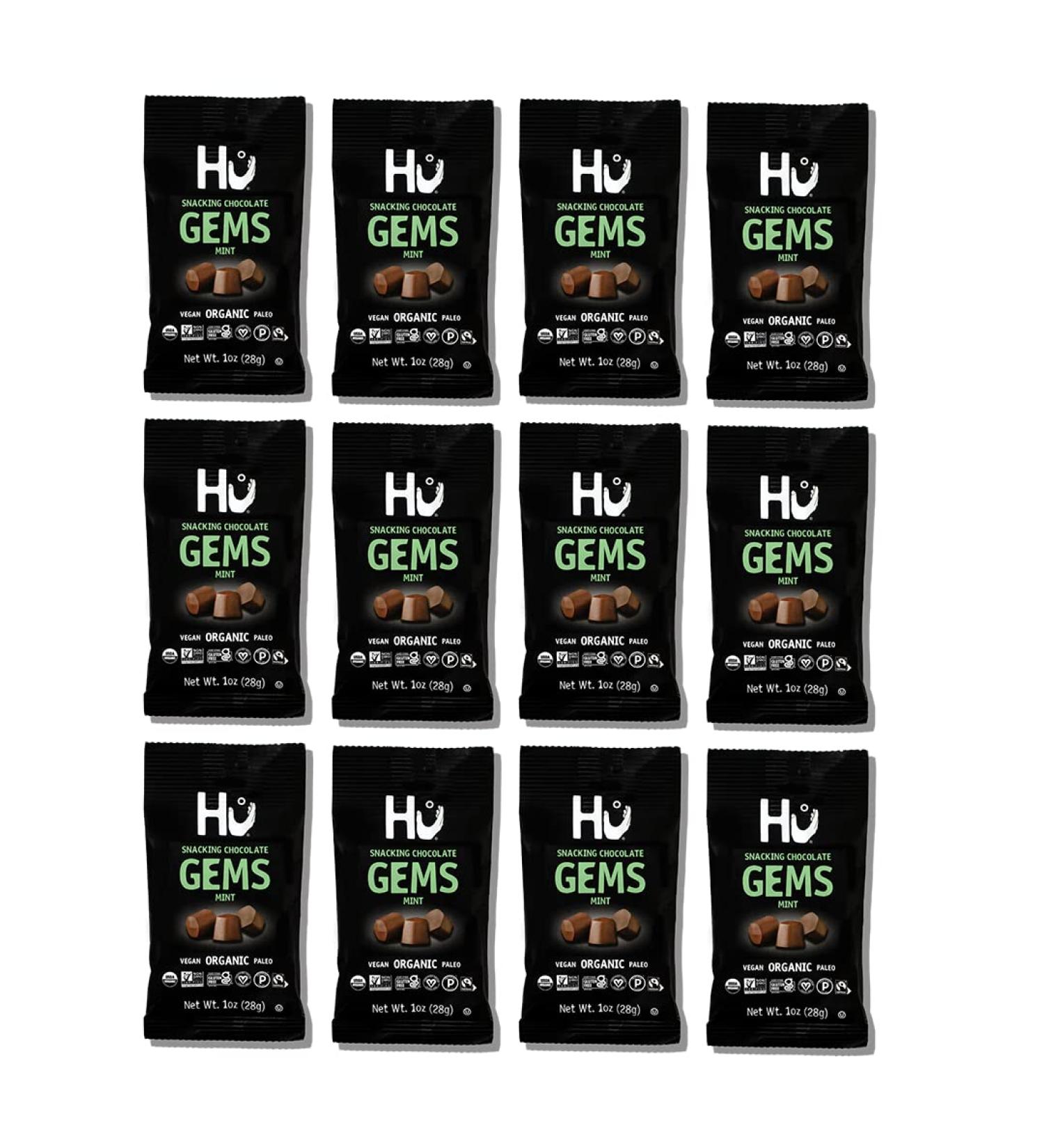 Organic Minty Chocolate Chips 1 oz | 12 Pack Vegan Snacks | Paleo Dark Chocolate Baking Chips | Non GMO Kosher | Great for Baking & Snacking - Buy Online on GoSupps.com