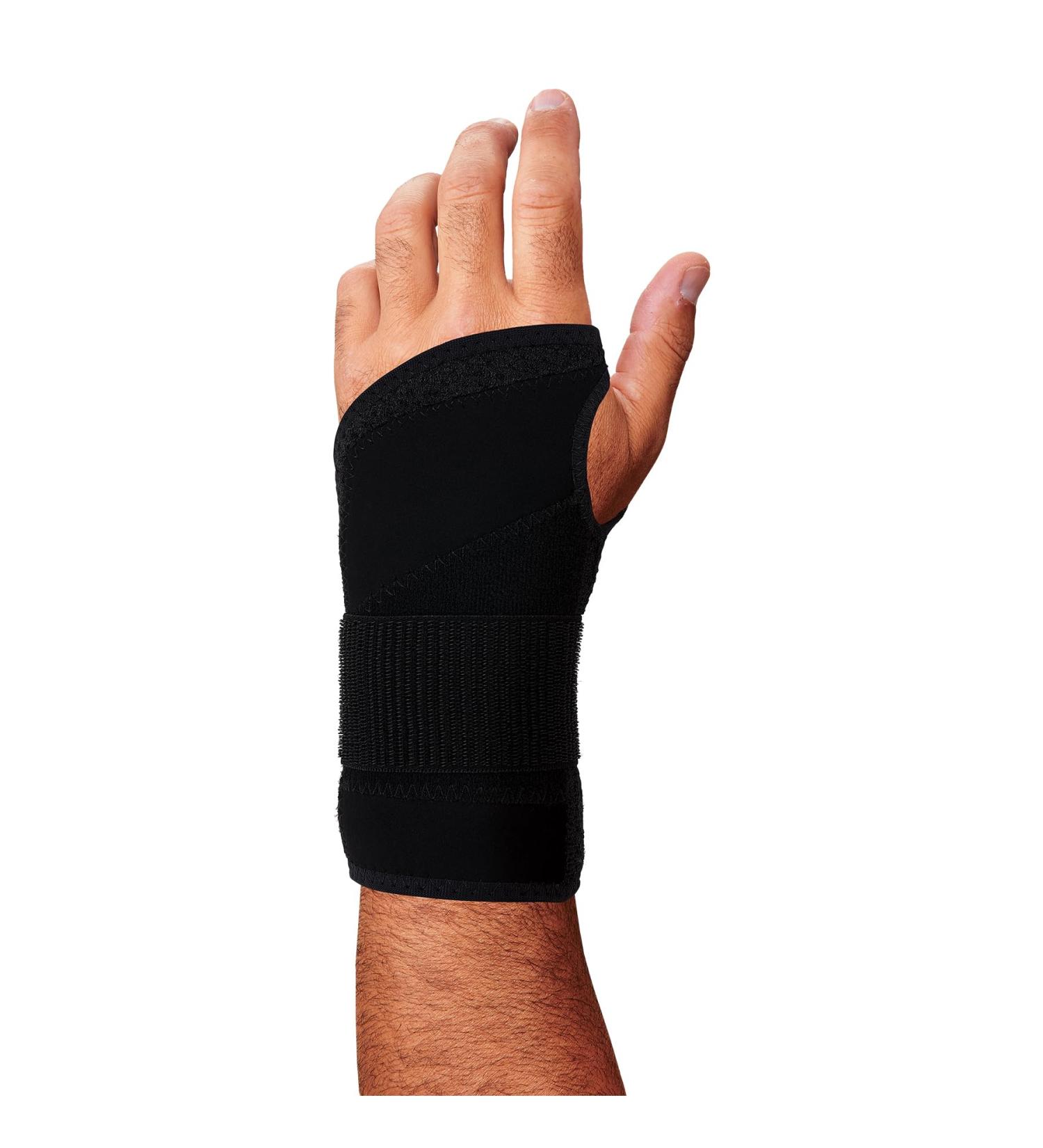 Ergodyne ProFlex 4005 Wrist Brace | Adjustable Structured Support - S-Left Black Splint for Comfort & Stability - Buy Online on GoSupps.com