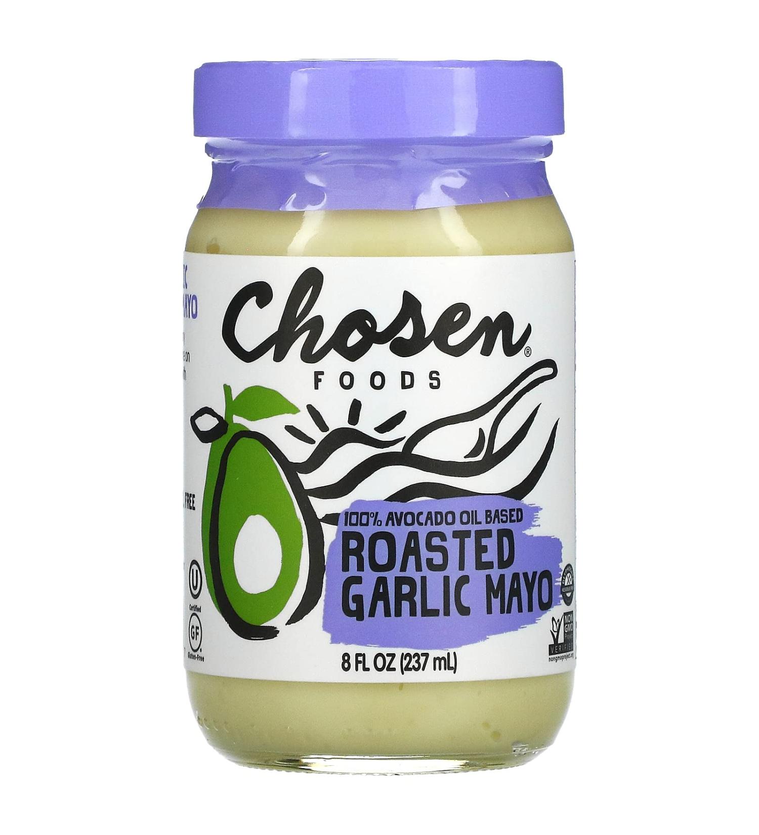 Chosen Foods Roasted Garlic Mayo 8 fl oz (237 ml)