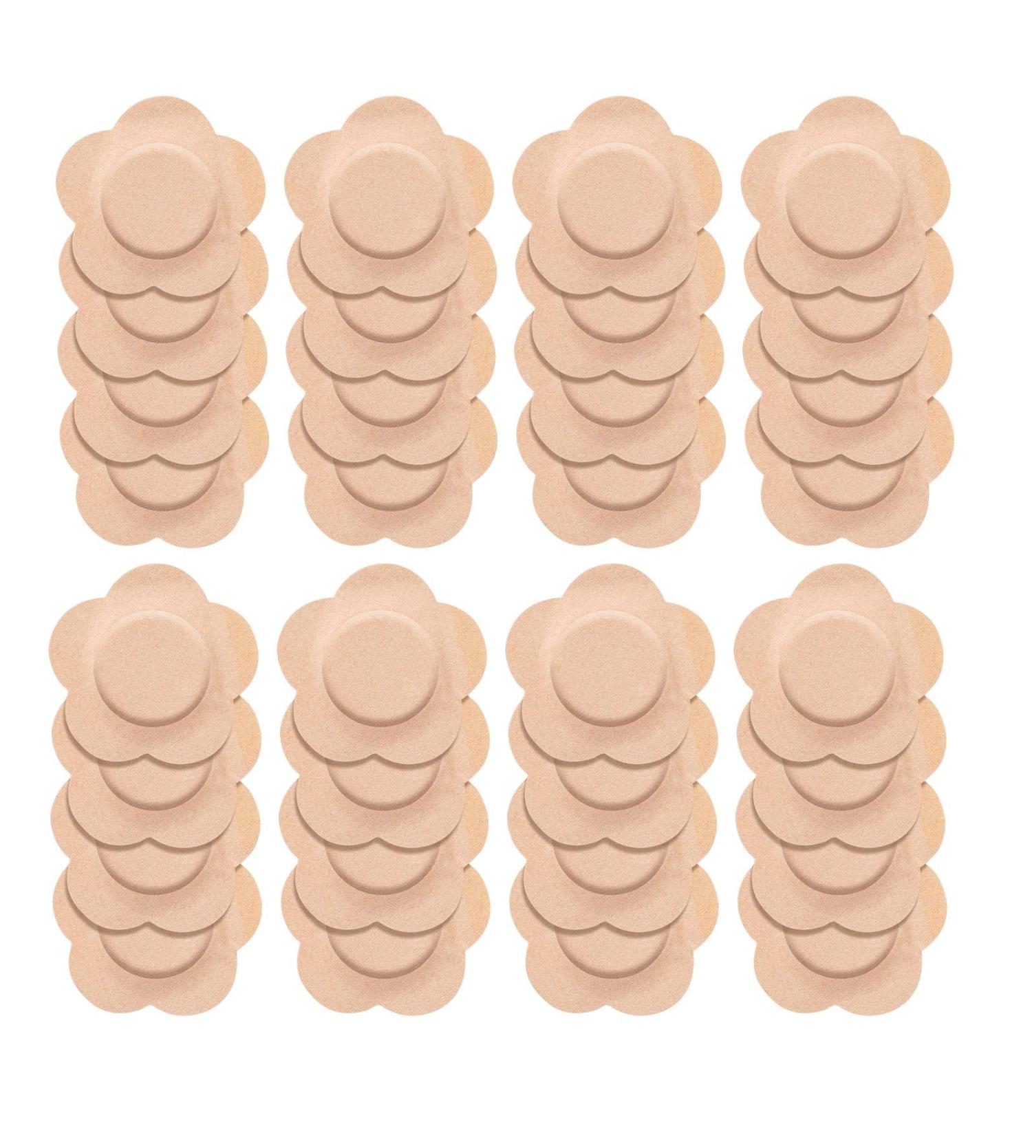 MERIGLARE 100 Pieces Blank Navel Stickers Anti Flatulence Navel Patch Breathable Skin Friendly Convenient Multifunctional for Shoulder Abdomen Back Flower - Buy Online on GoSupps.com
