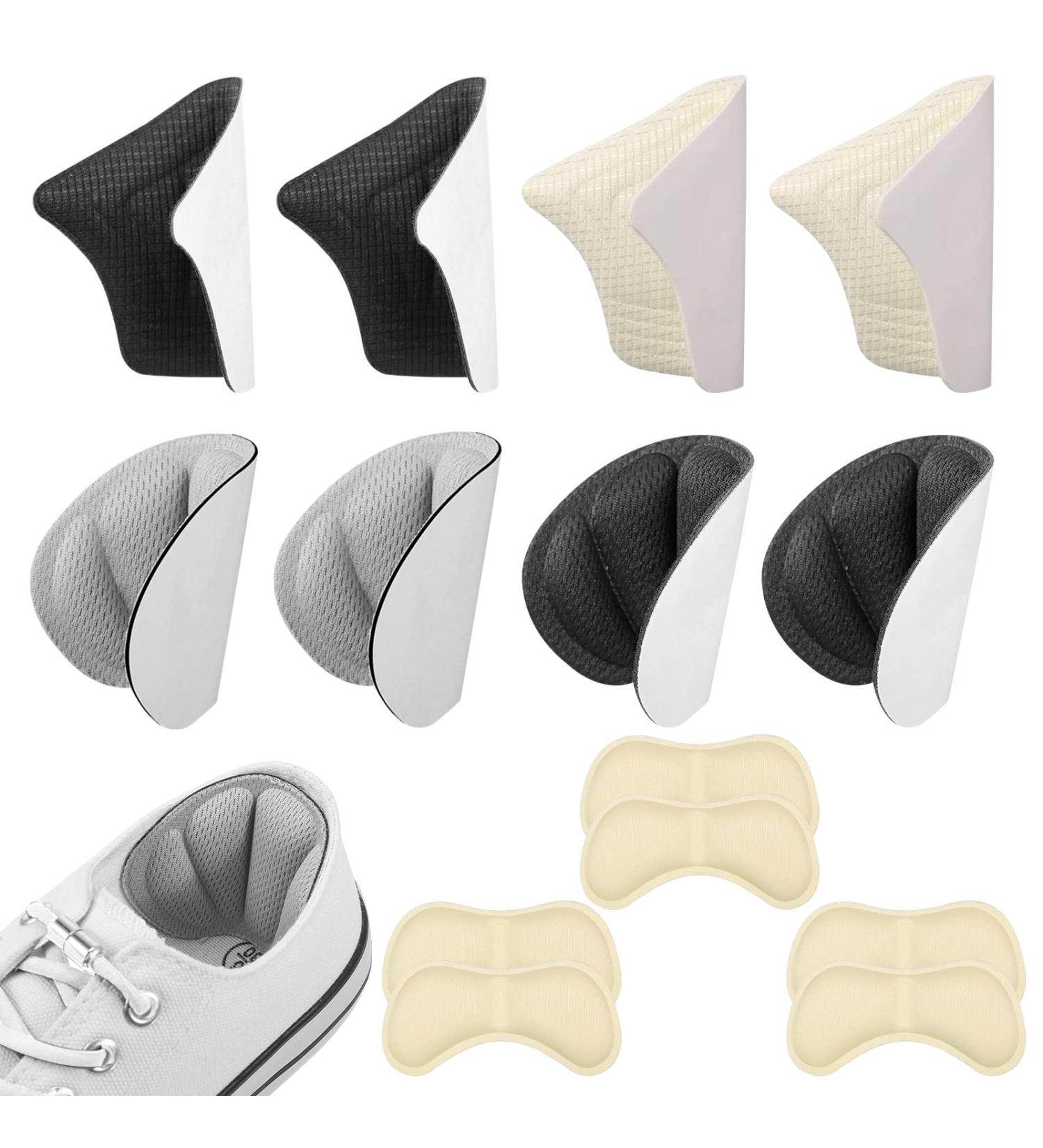 Metagio 7 Pairs Heel Cushions - Self-Adhesive Shoe Inserts for Men & Women Anti-Bubble Protection & Non-Slip Comfort for Oversized Shoes - Buy Online on GoSupps.com