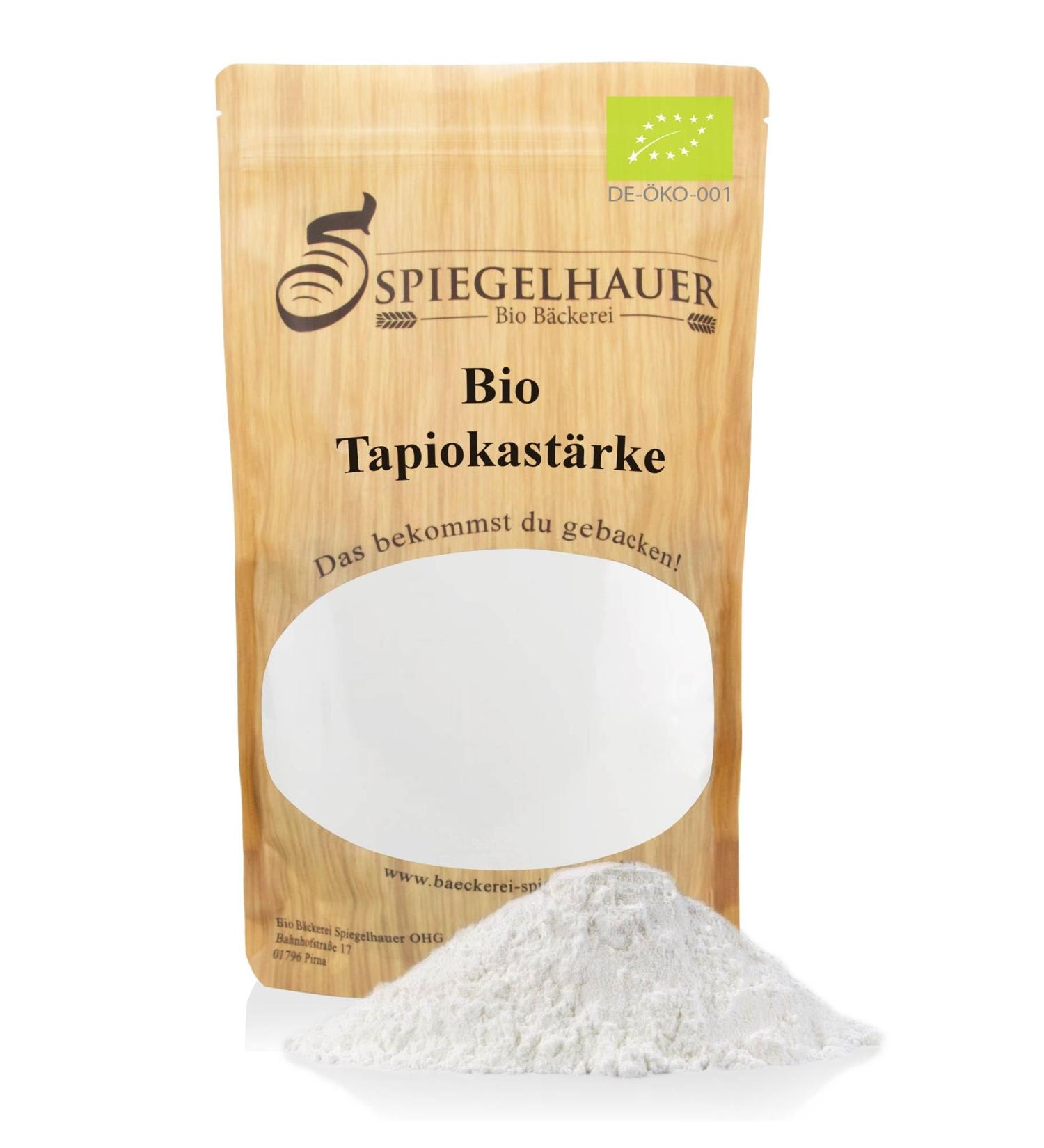 Organic Tapioca Starch 1kg | Gluten-Free Thickening Agent | Bio Tapioca Flour for Cooking Baking & Sauces - Buy Online on GoSupps.com