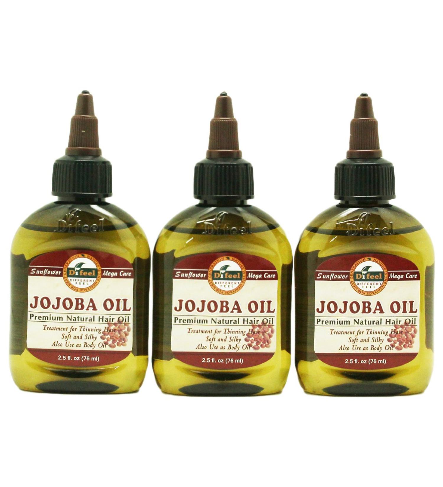 DiFeel Premium Jojoba Oil Hair Care Set - 3 PC | Natural & Nourishing - Buy Online on GoSupps.com