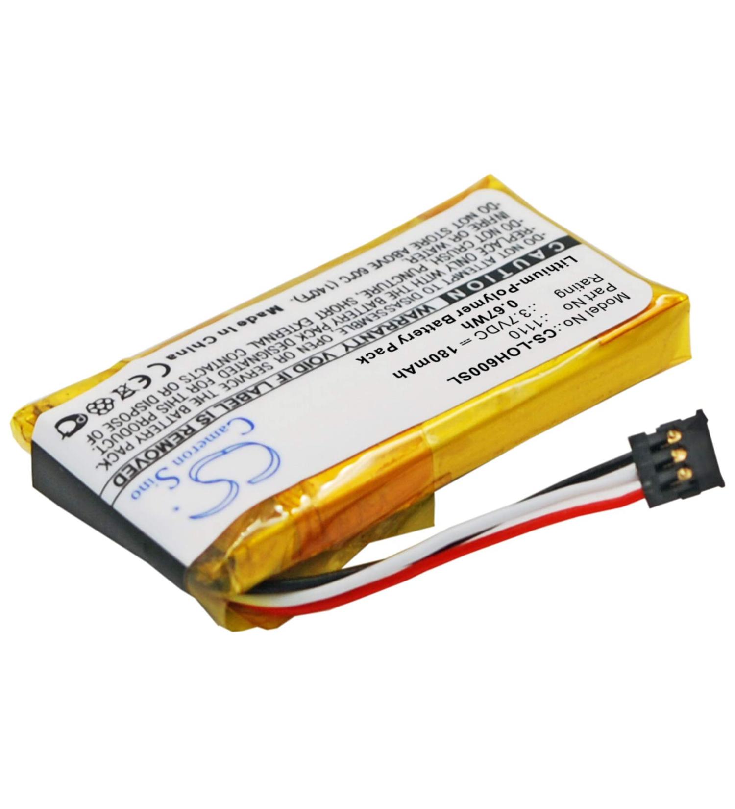 Replacement Battery for Logitech H600 - Compatible 180mAh/3.7V | Part 981-000341 1110 533-000071 - Fast International Shipping - Buy Online on GoSupps.com