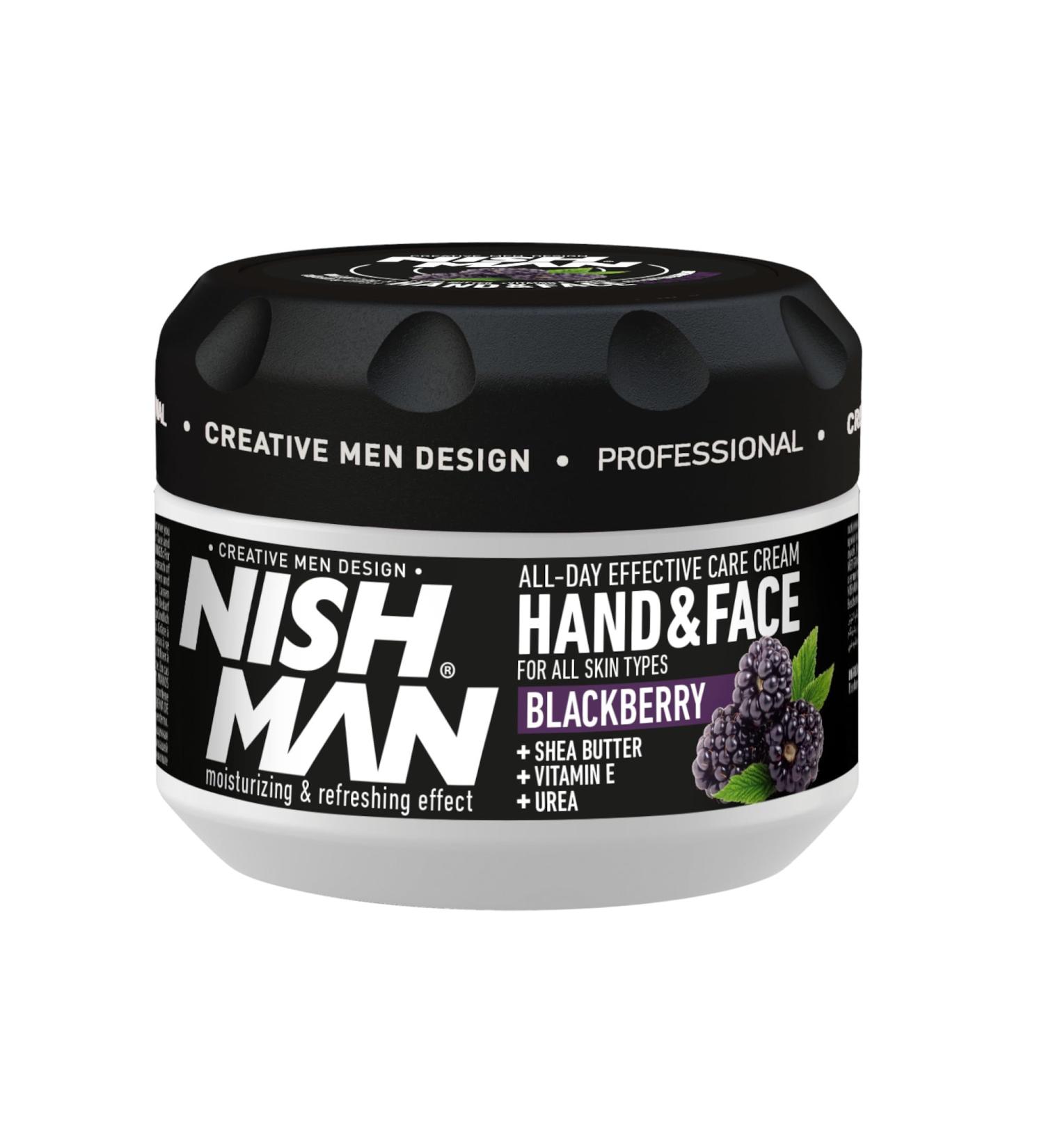 NISHMAN Hand and Face Cream Blackberry Extract 300 ml
