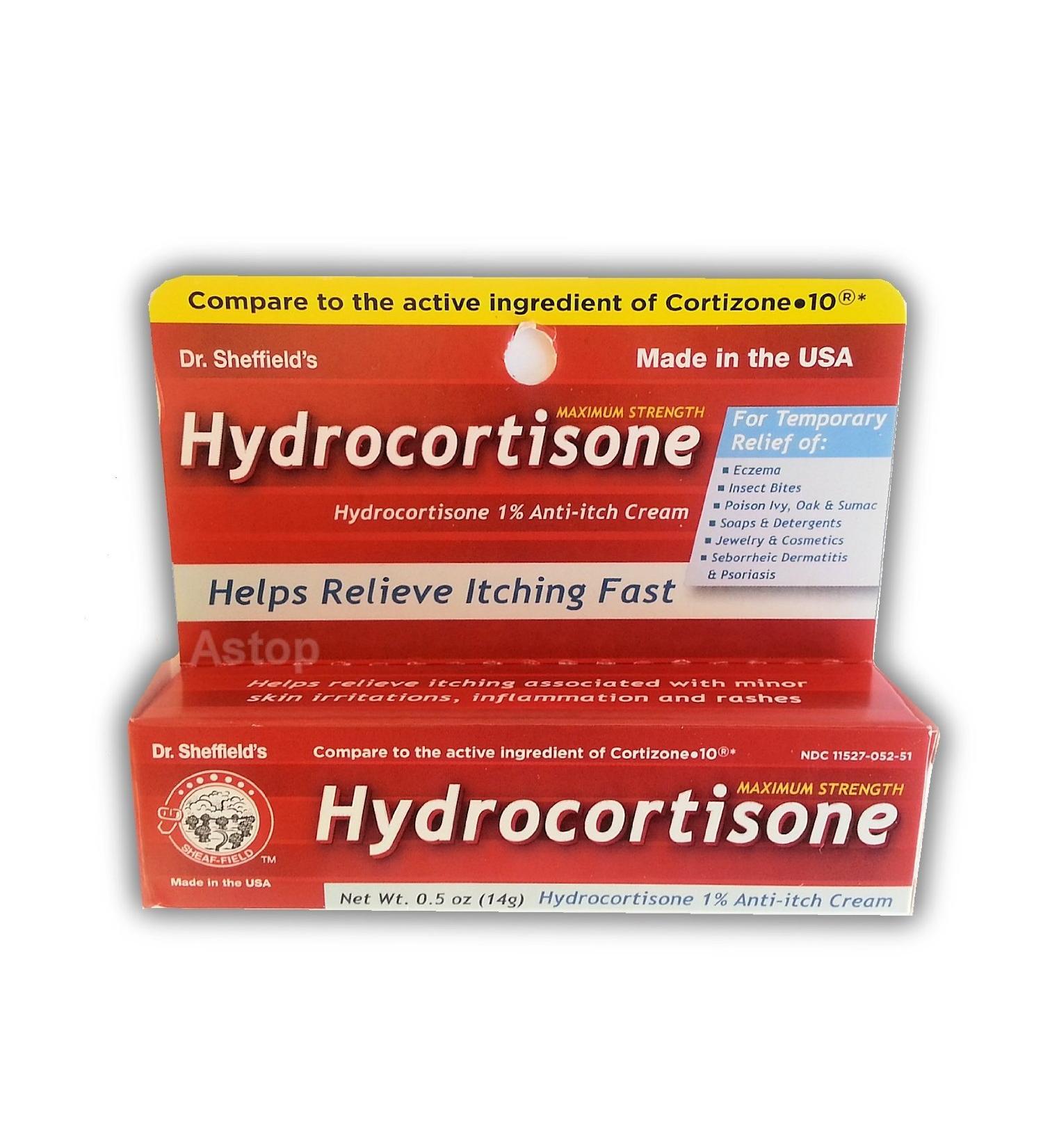 Hydrocortisone 1% Anti -Itch Cream 0.5 oz