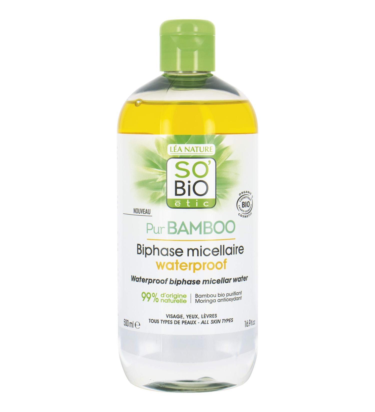 Pure Bamboo Micellar Water - Two-Phase Formula 500ml | International Shipping - Buy Online on GoSupps.com
