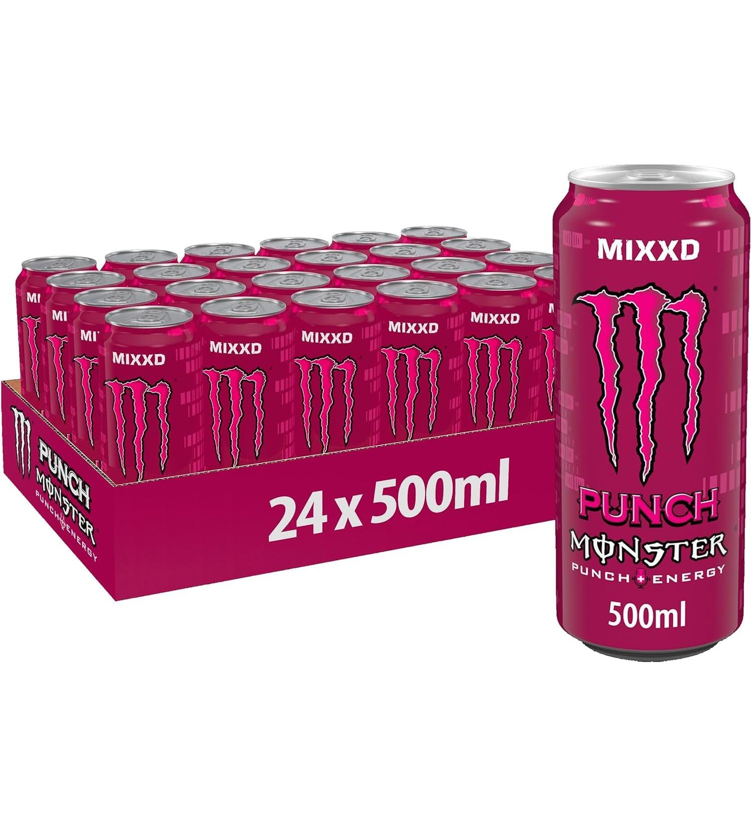 Monster Monster Punch MIXXD Energy Drink 24 x 500 ml (lot de 24 bo tes)