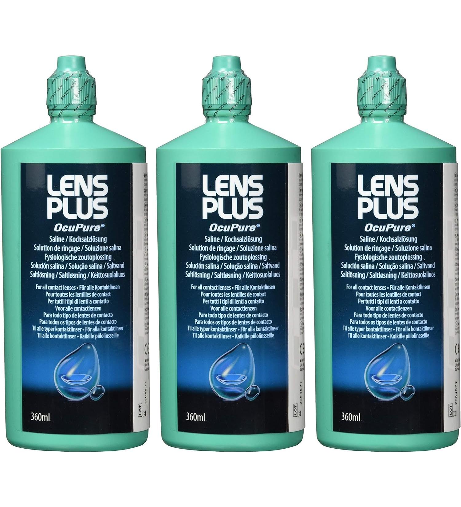 Amo Kontaktlinsen-L sung Lens Plus OcuPure 360 ml 3 St ck