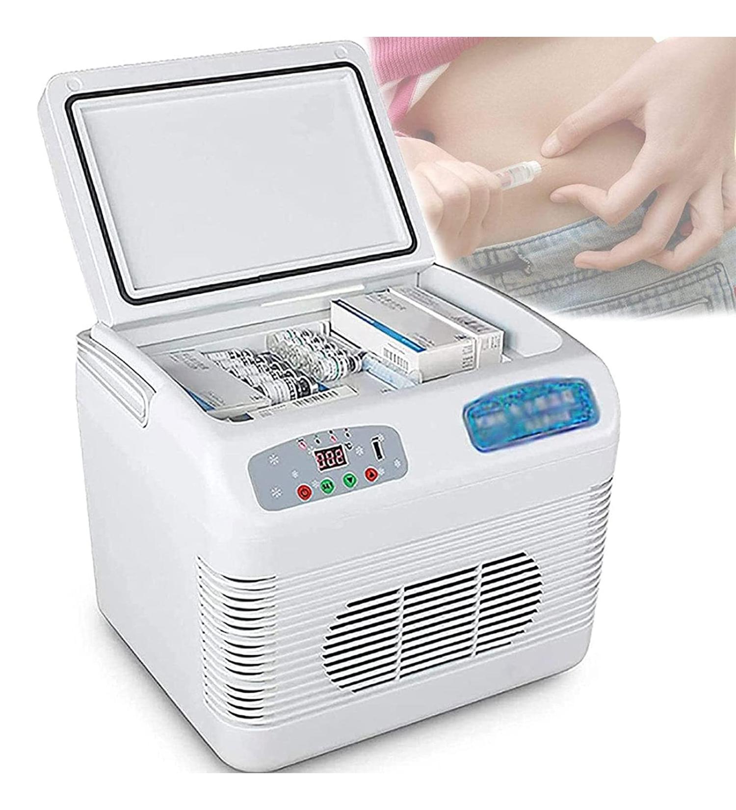 Insulin Cooler Refrigerated Case 12L Portable Cold Storage Box for Keeping Diabetes Large Capacity Portable Insulin Cooler Refrigerated Box Medicine Cooler Reefer Container - Buy Online on GoSupps.com