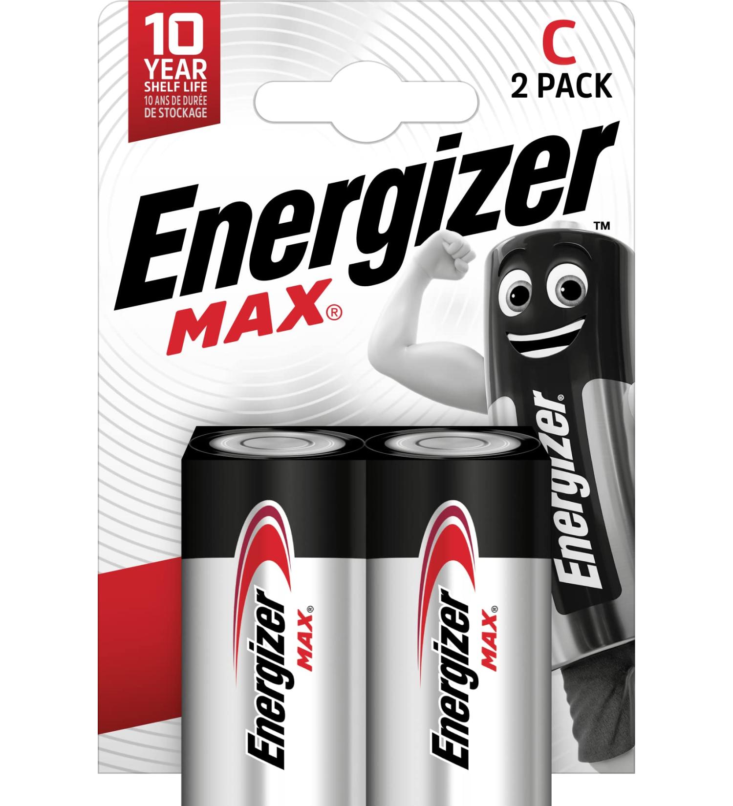 Buy Alkaline C Batteries 1.5V - Max Power Long Lasting | International Shipping - Buy Online on GoSupps.com