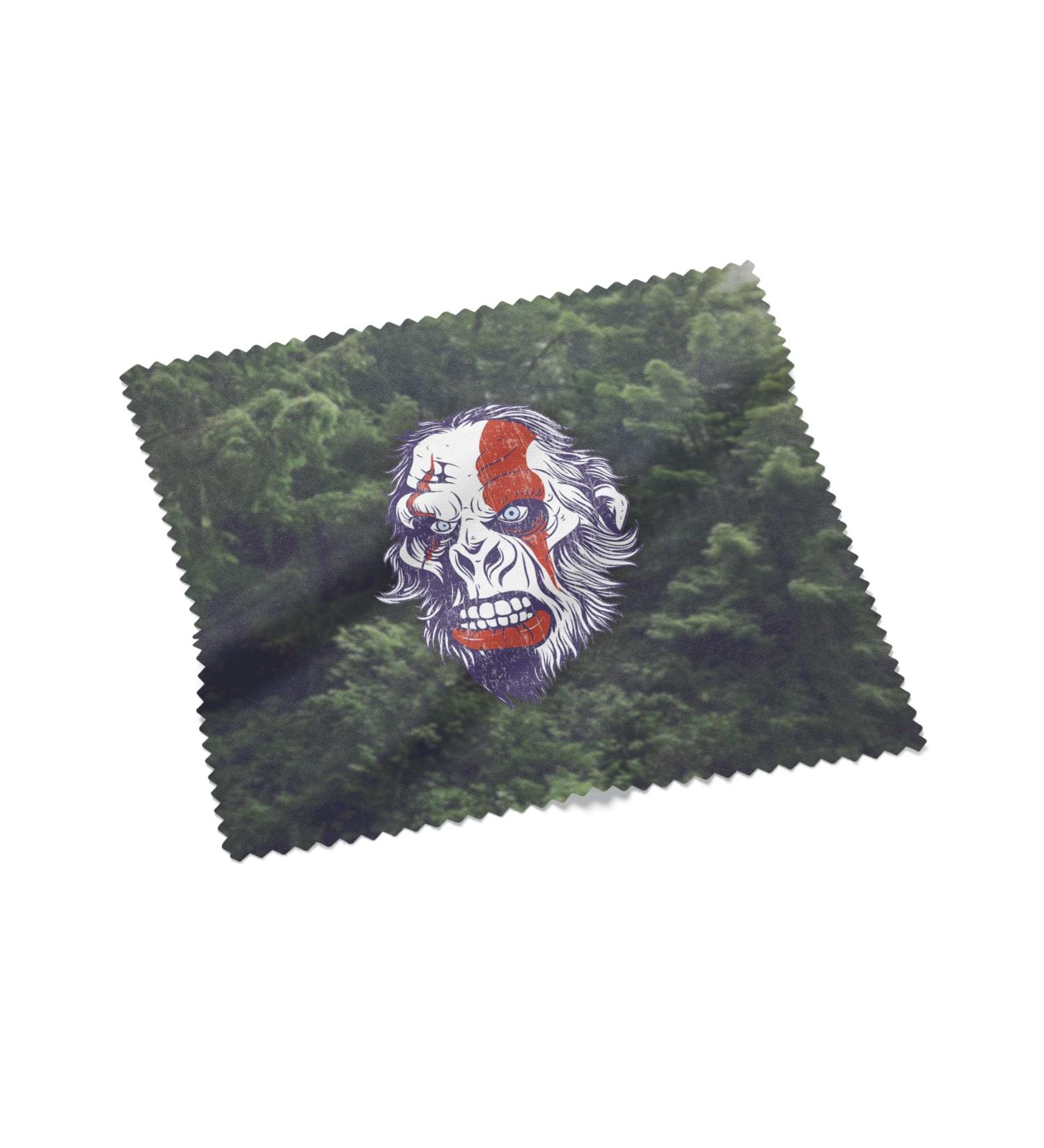 Urban Backwoods Ape Warrior Face Microfiber Cloth Glasses Cleaning Cloth