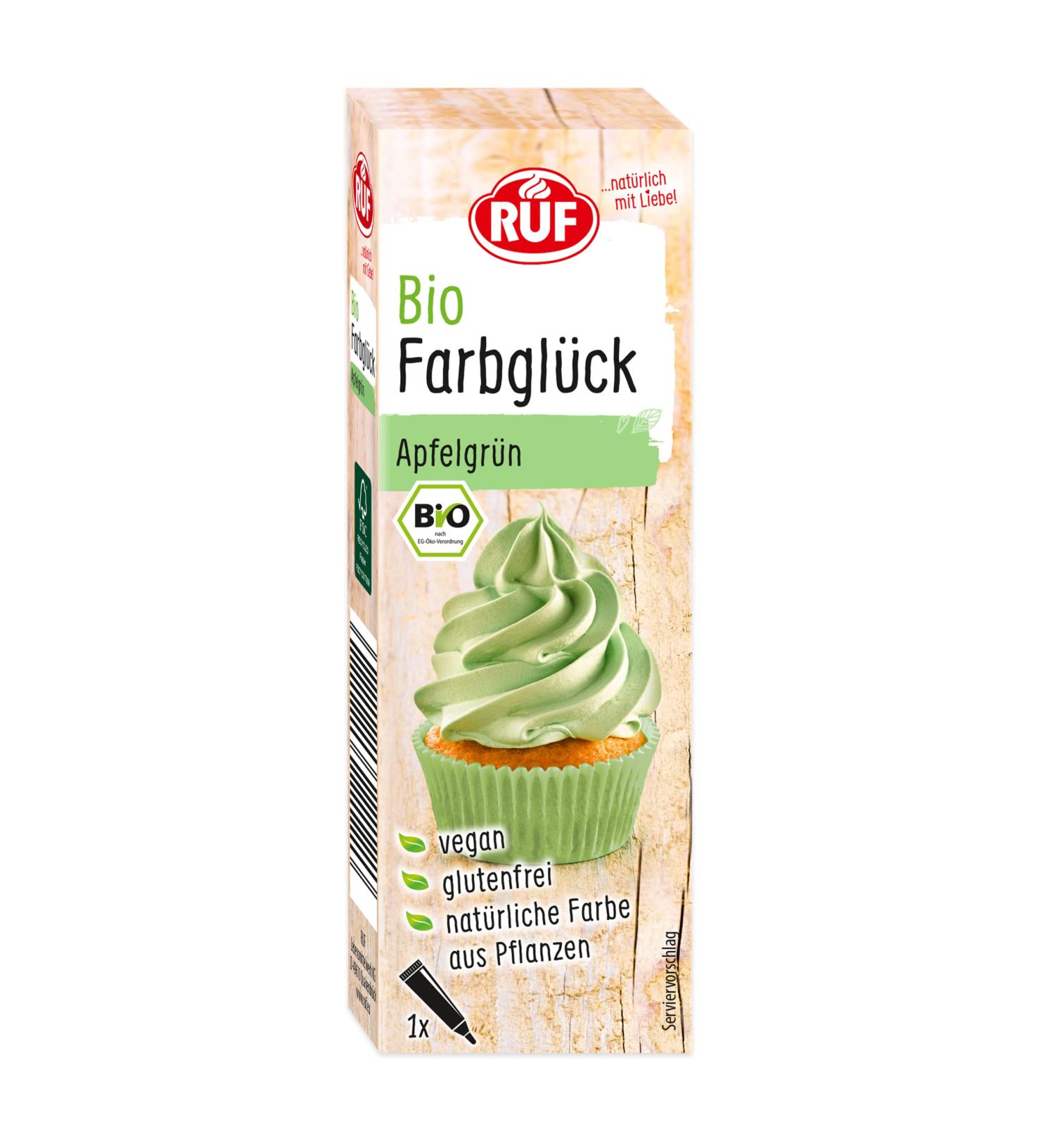 Buy Organic Apple-Green Food Color with Agave Syrup | Gluten-Free & Vegan | Perfect for Sugar Glazes & Unique Cakes - 25g - Buy Online on GoSupps.com