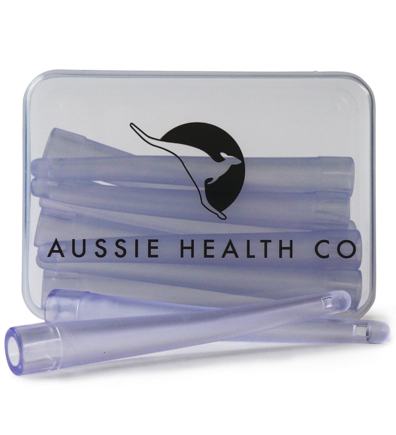 AUSSIE HEALTH CO Enema Bag & Bulb Kit - BPA/Phthalates Free, Flexible PVC, Box of 10 Nozzle Tips - Buy Online on GoSupps.com