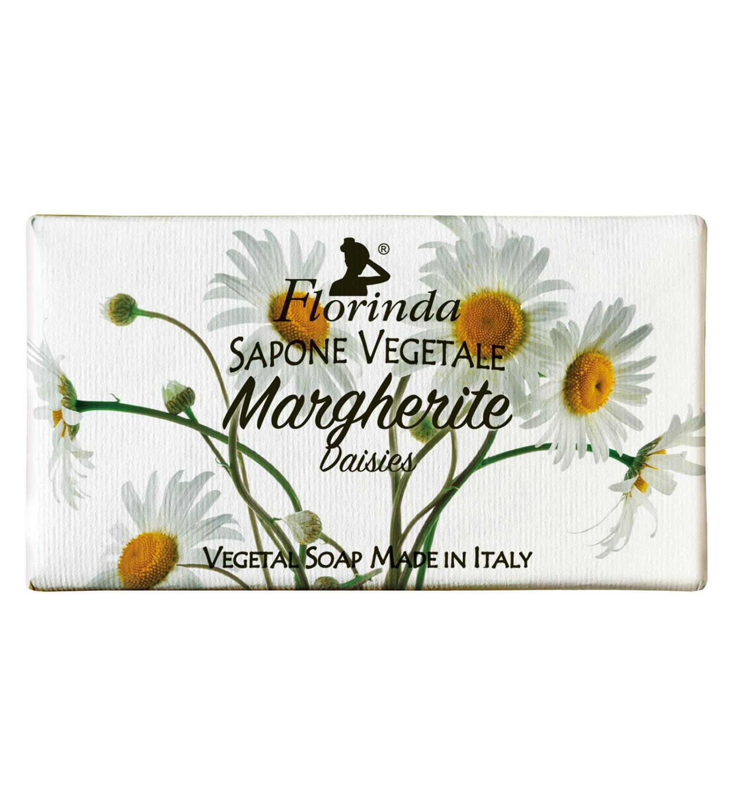 Florinda Spring Flowers Daisies Vegetal Soap Bar 100 G 3.5 Oz