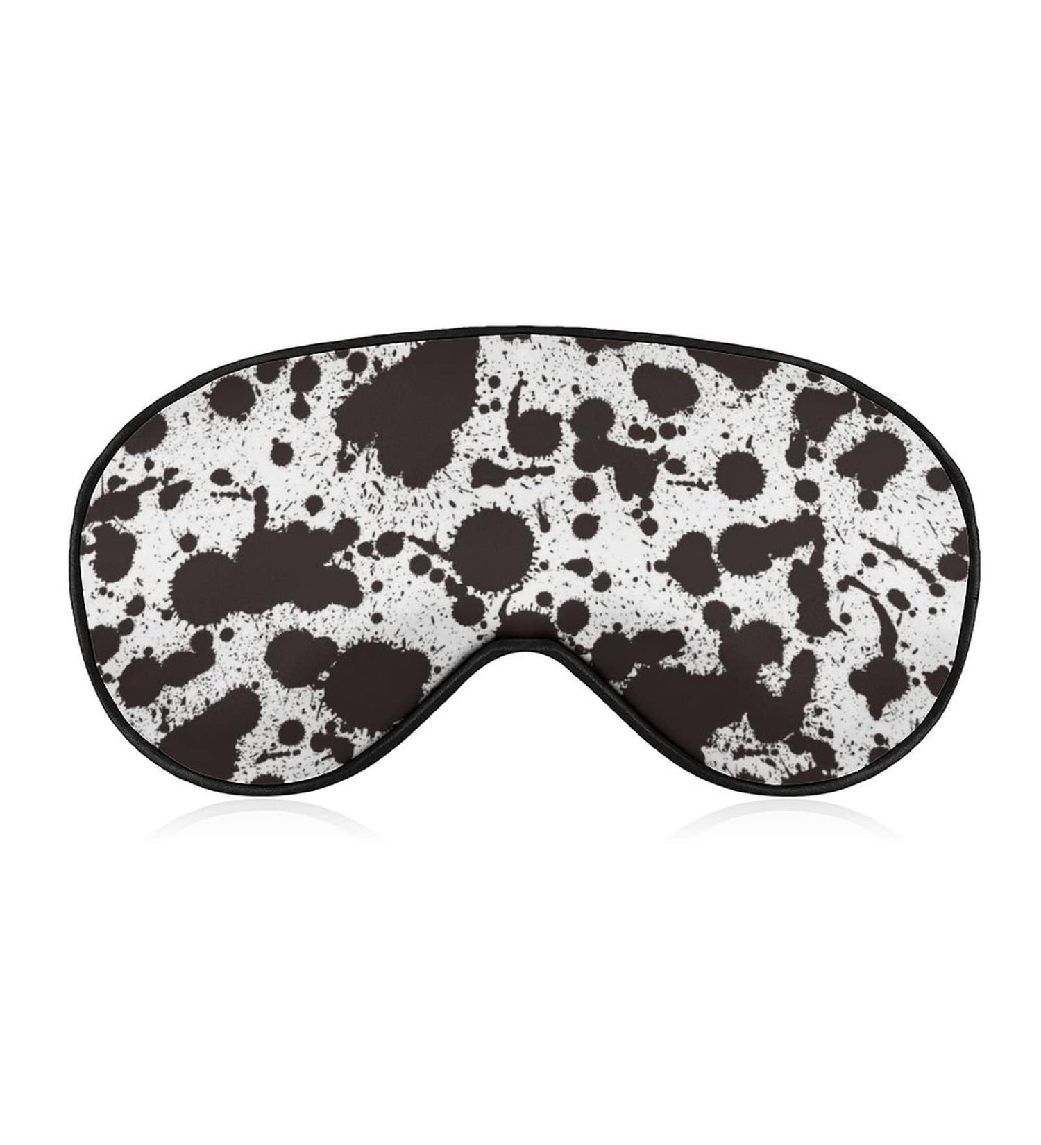 Buy Ink Dots & Splats Sleep Mask for Women | Adjustable Eye Shades with Elastic Strap - Perfect for Relaxation & Travel - Buy Online on GoSupps.com