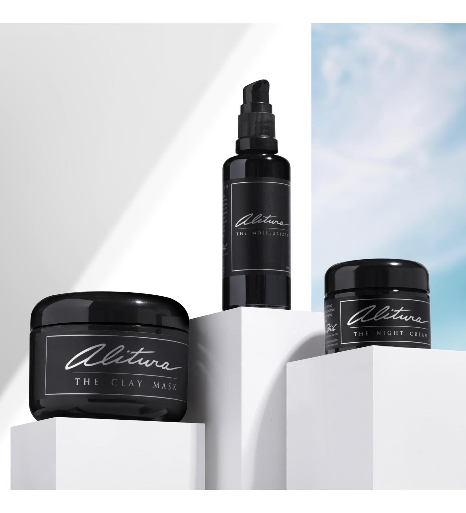 Alitura The Ultimate Starter Set - Clay Mask, Night Cream, Moisturizer