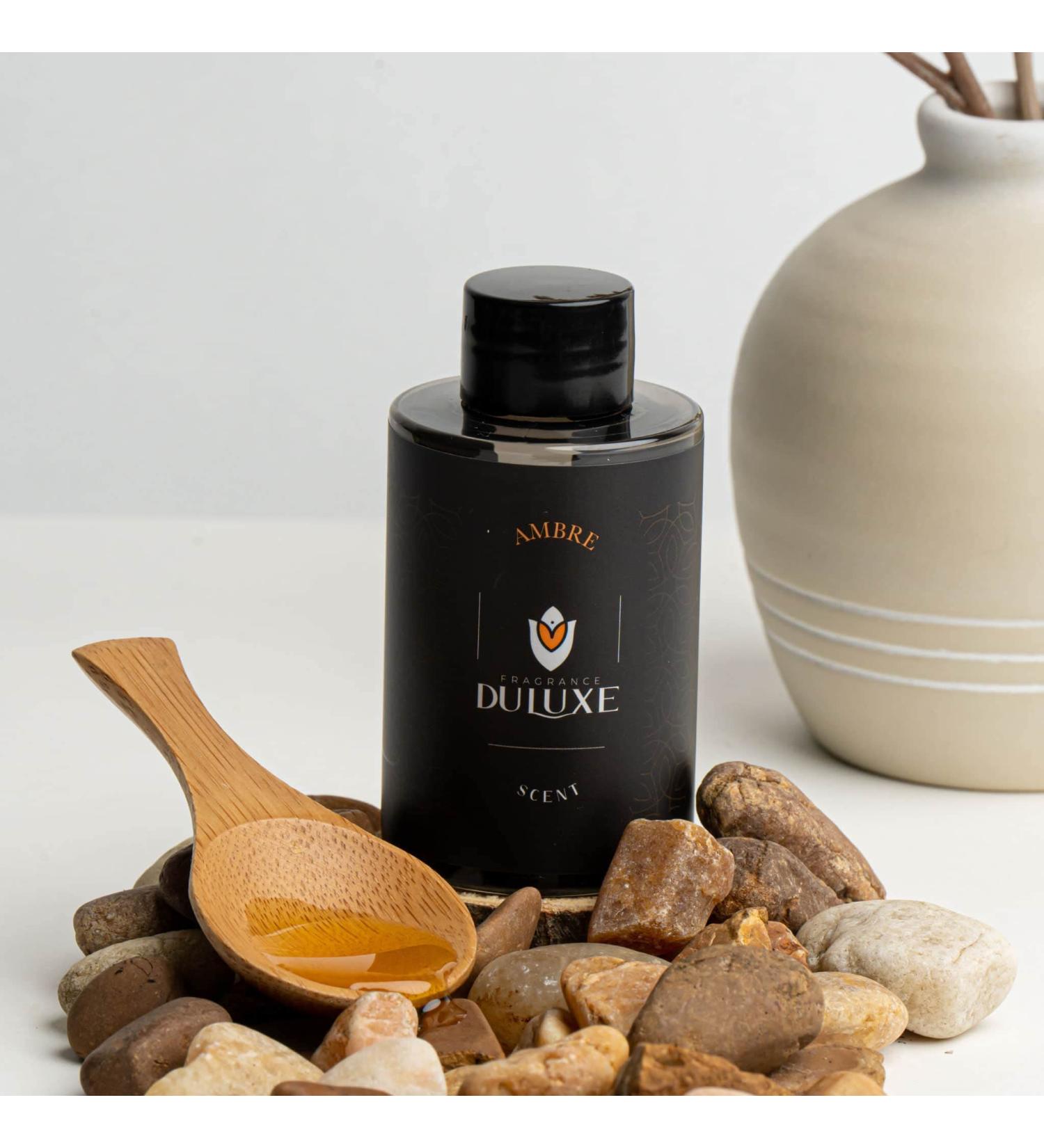 Fragrance Du Luxe - Aroma Oil Scent Diffusers - Ambre Fragrance Oil for Aroma Diffuser Luxury Home scents and Hotel scents for Aromatherapy Diffuser