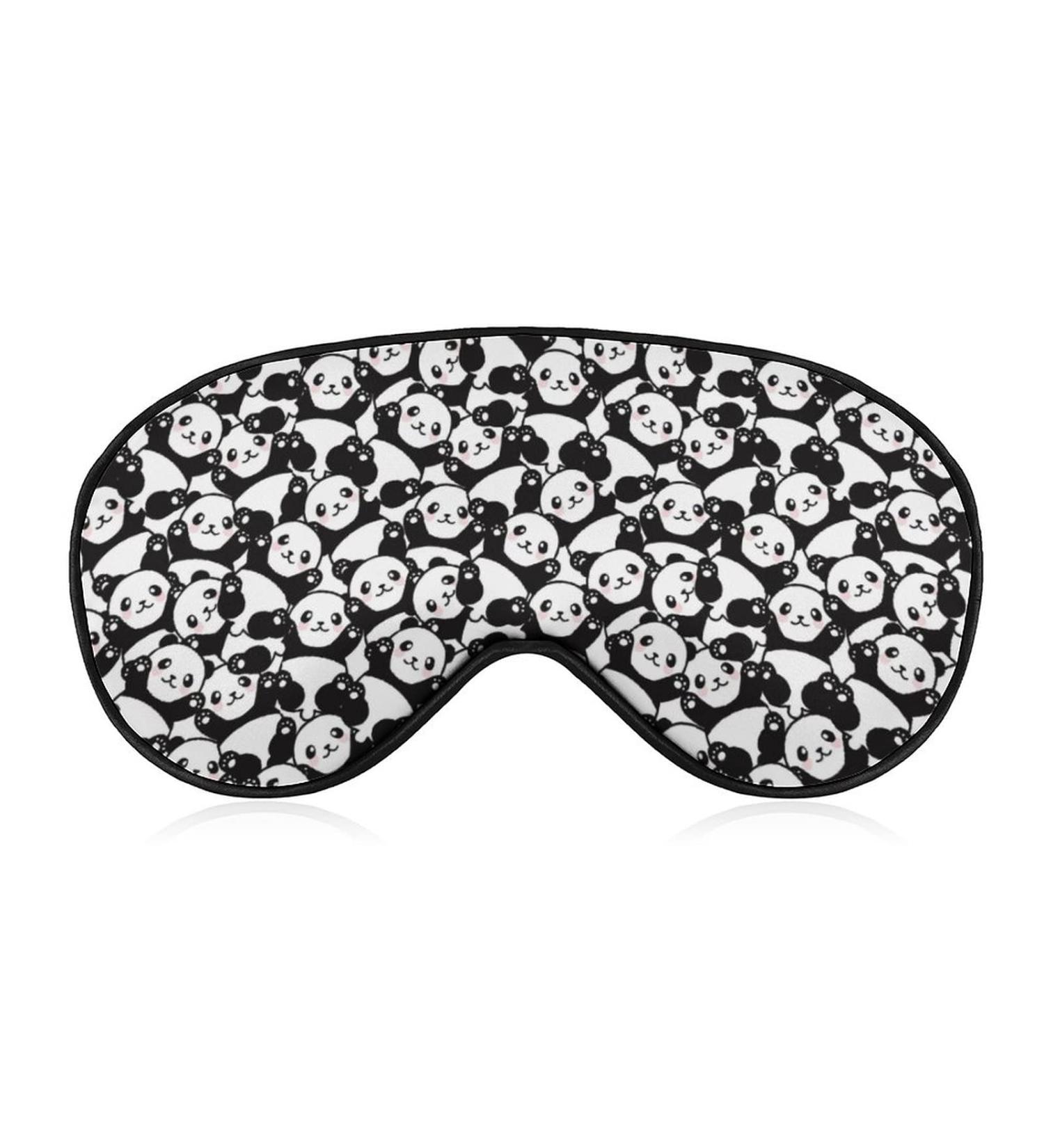 Cute Panda Sleep Mask for Women | Adjustable Eye Shades Cover with Elastic Strap for Comfortable Sleep - Buy Online on GoSupps.com