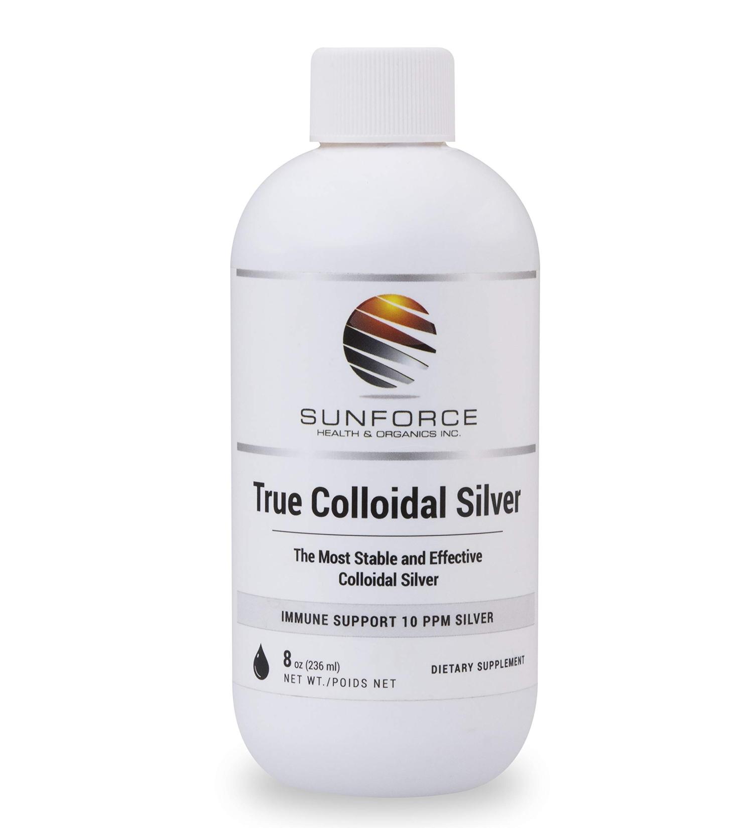 True Colloidal Silver Supplement - 10 ppm | Safe for Adults & Kids | 8 OZ Liquid | Immune Support & Wellness Boost - Buy Online on GoSupps.com
