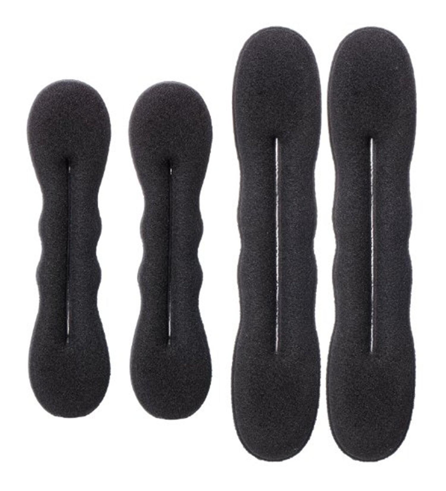 Jiahao Strong Holder Hair Sponge - Improved Foam Donut Maker for Perfect Ponytail & Bun - 4 Magic Beauty Hairstyle Tools (2 Large & 2 Small) - Buy Online on GoSupps.com