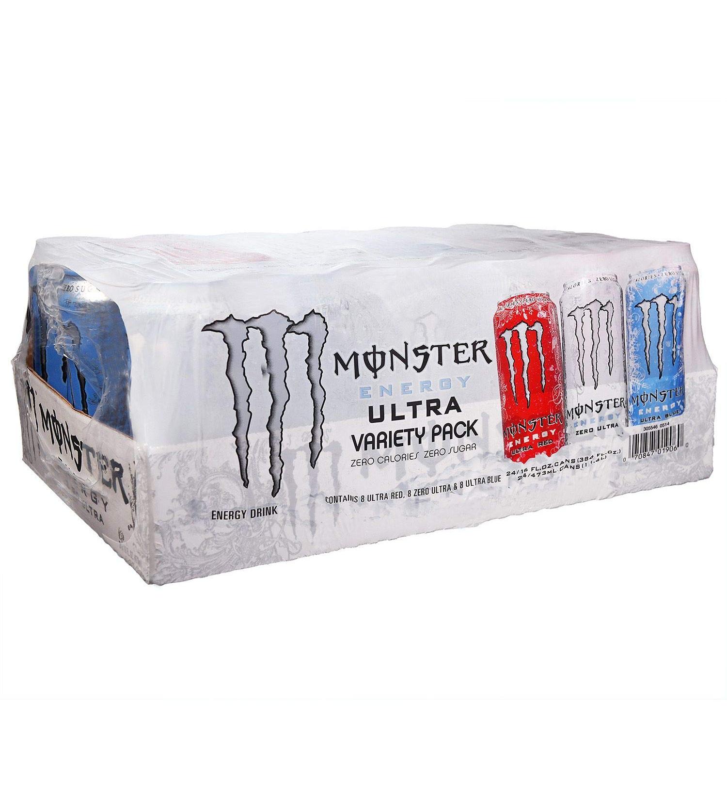 Monster Ultra Variety Pack (16 oz. cans 24 pk.) - Buy Online on GoSupps.com
