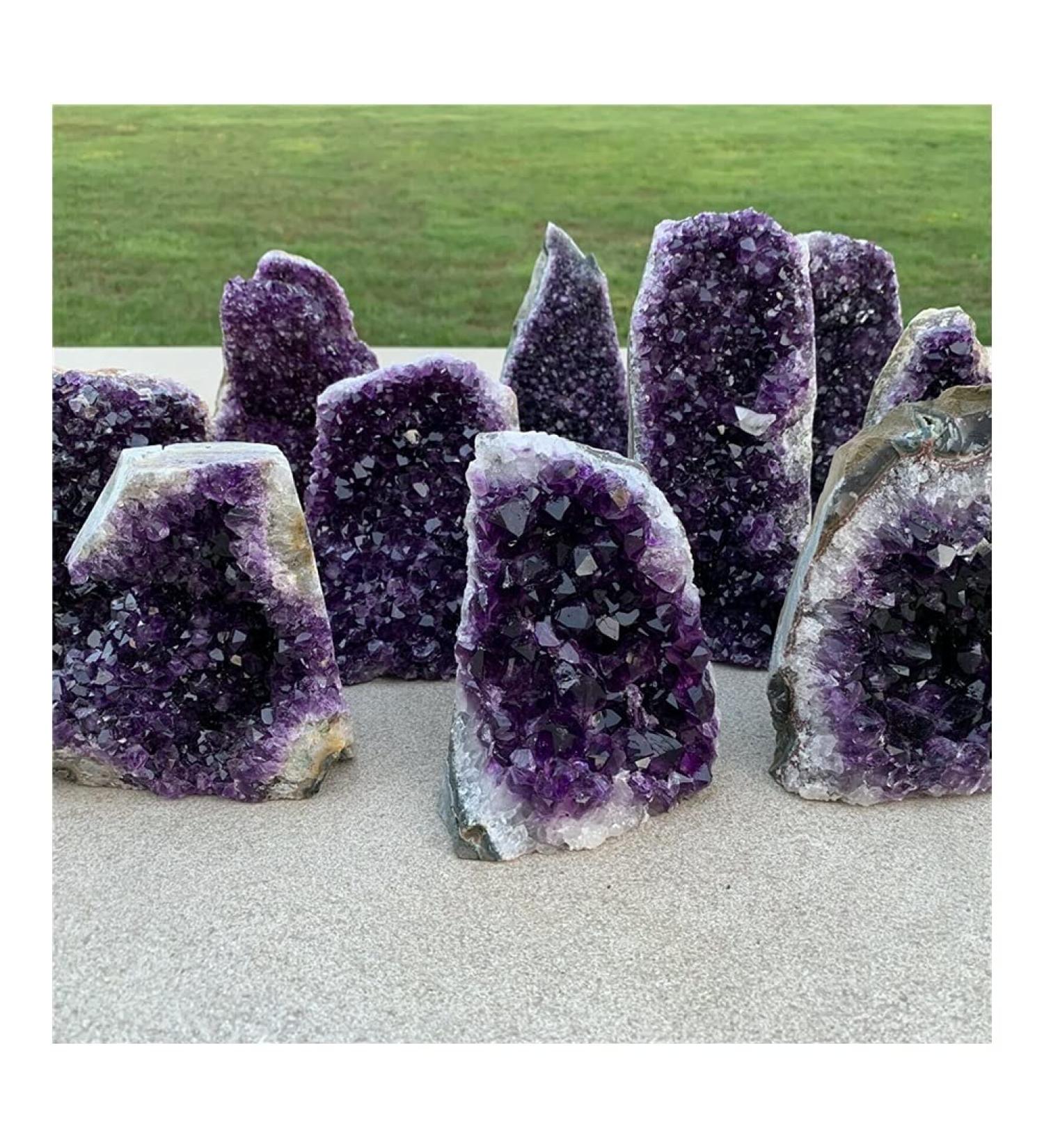 Natural Amethyst Quartz Specimen Beautiful (Size : 440-500g) ERTEYIN (Size : 440-500g) - Buy Online on GoSupps.com