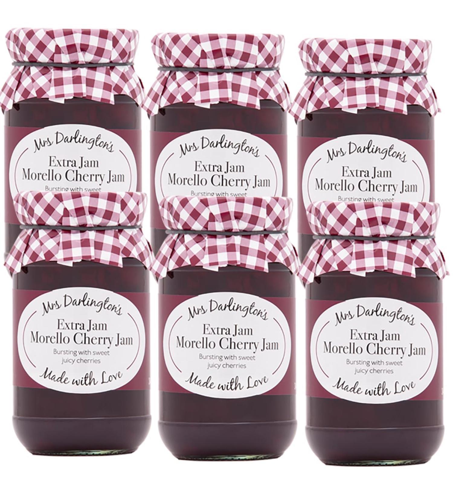 Mrs Darlington's Morello Cherry Jam - 340g - Pack of 6