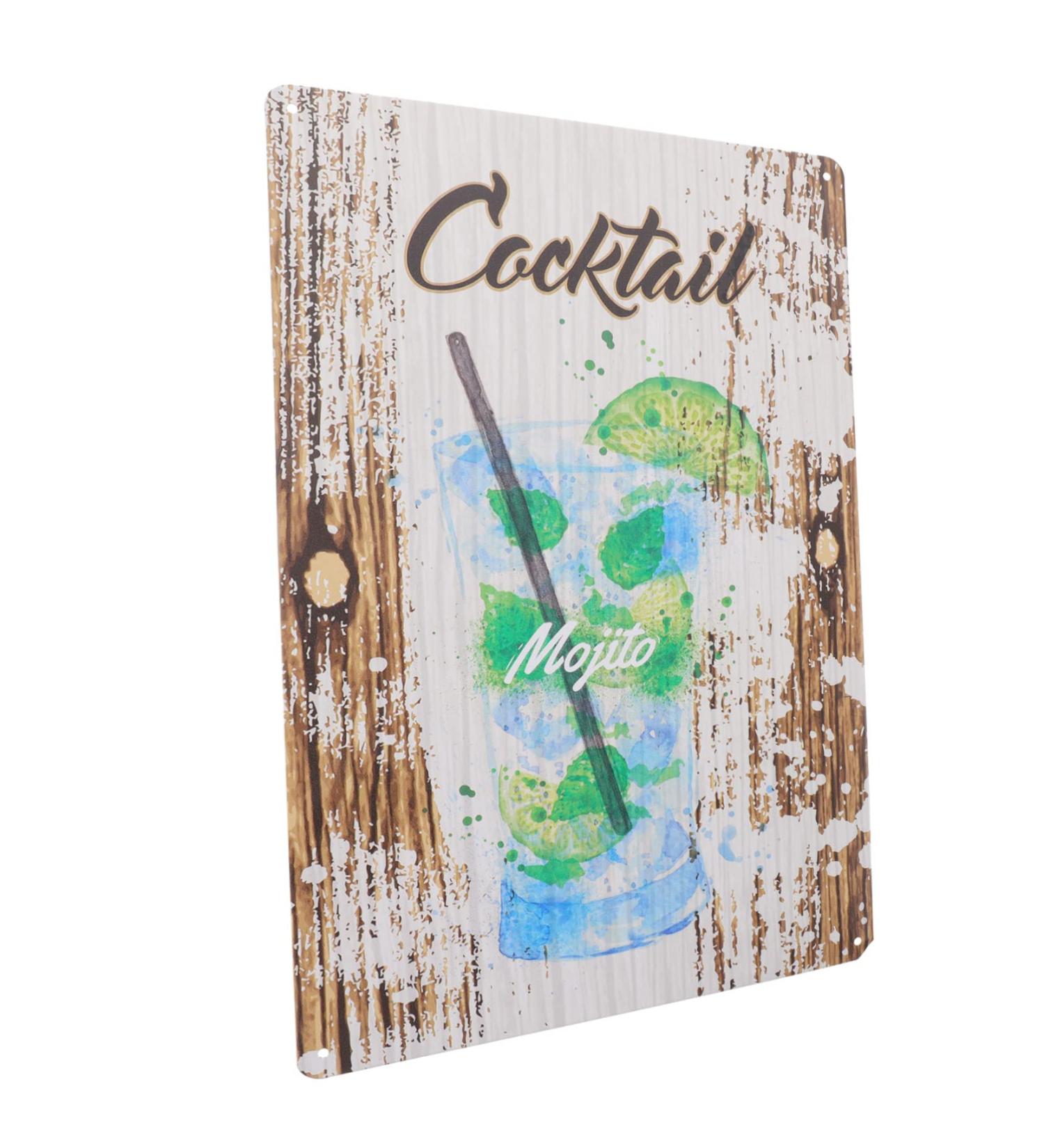 Abaodam Vintage Tin Painting Home Decor Men Decor Wall Art Decor Home Bar Signs Rock and Roll Metal Wall Man - Buy Online on GoSupps.com