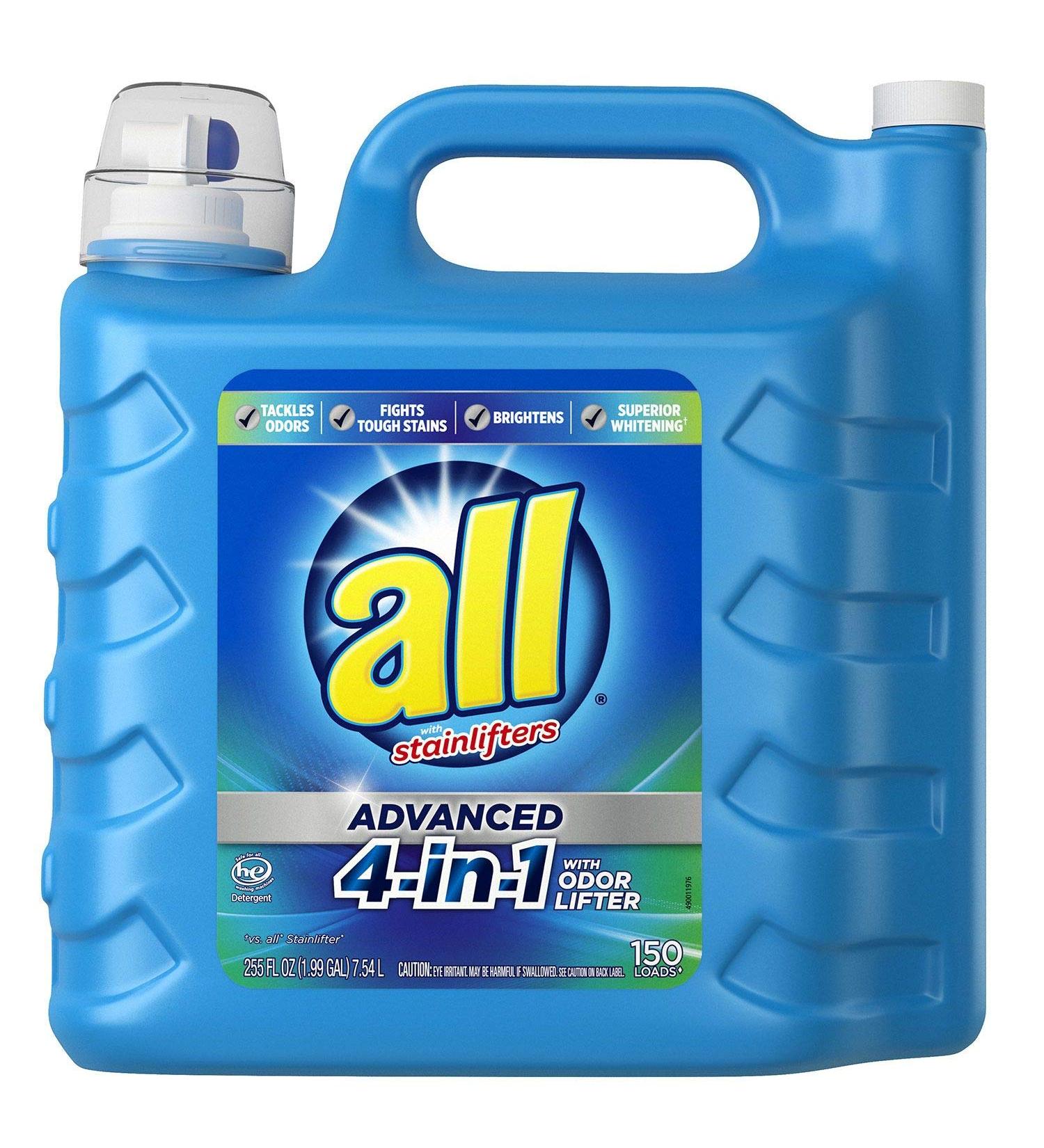 all Advanced Oxi with Stainlifters (225 oz./126 loads)