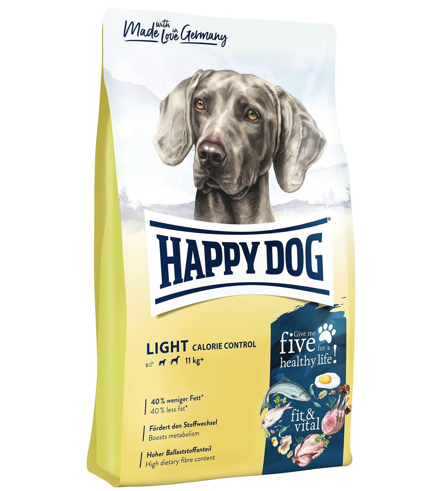 Happy Dog Supreme Fit & Vital Light 1kg Healthy Dog Food for Weight Management | International Shipping - Buy Online on GoSupps.com