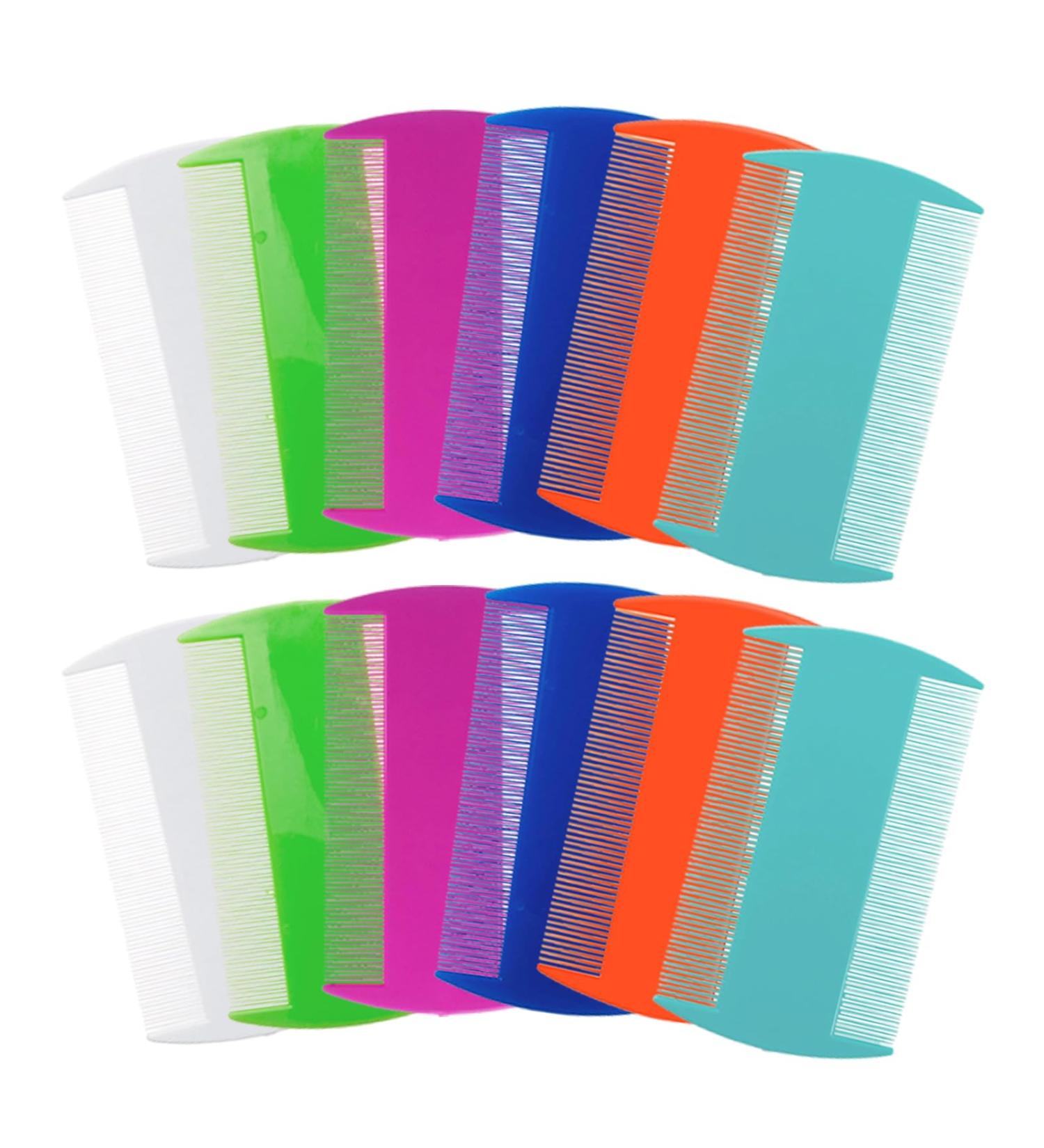 Lot de 12 peignes poux double face pour enlever les pellicules dents fines pour adultes et enfants - Buy Online on GoSupps.com