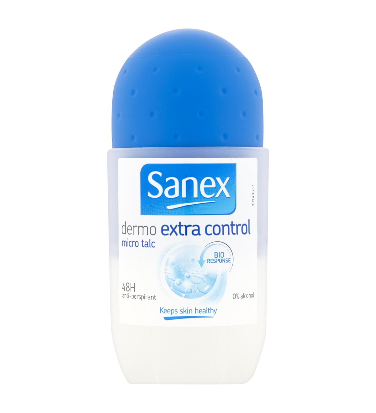  Sanex 6x Sanex Deodorant Roller Dermo Extra Control 50 ml - Multipack - Buy Online on GoSupps.com