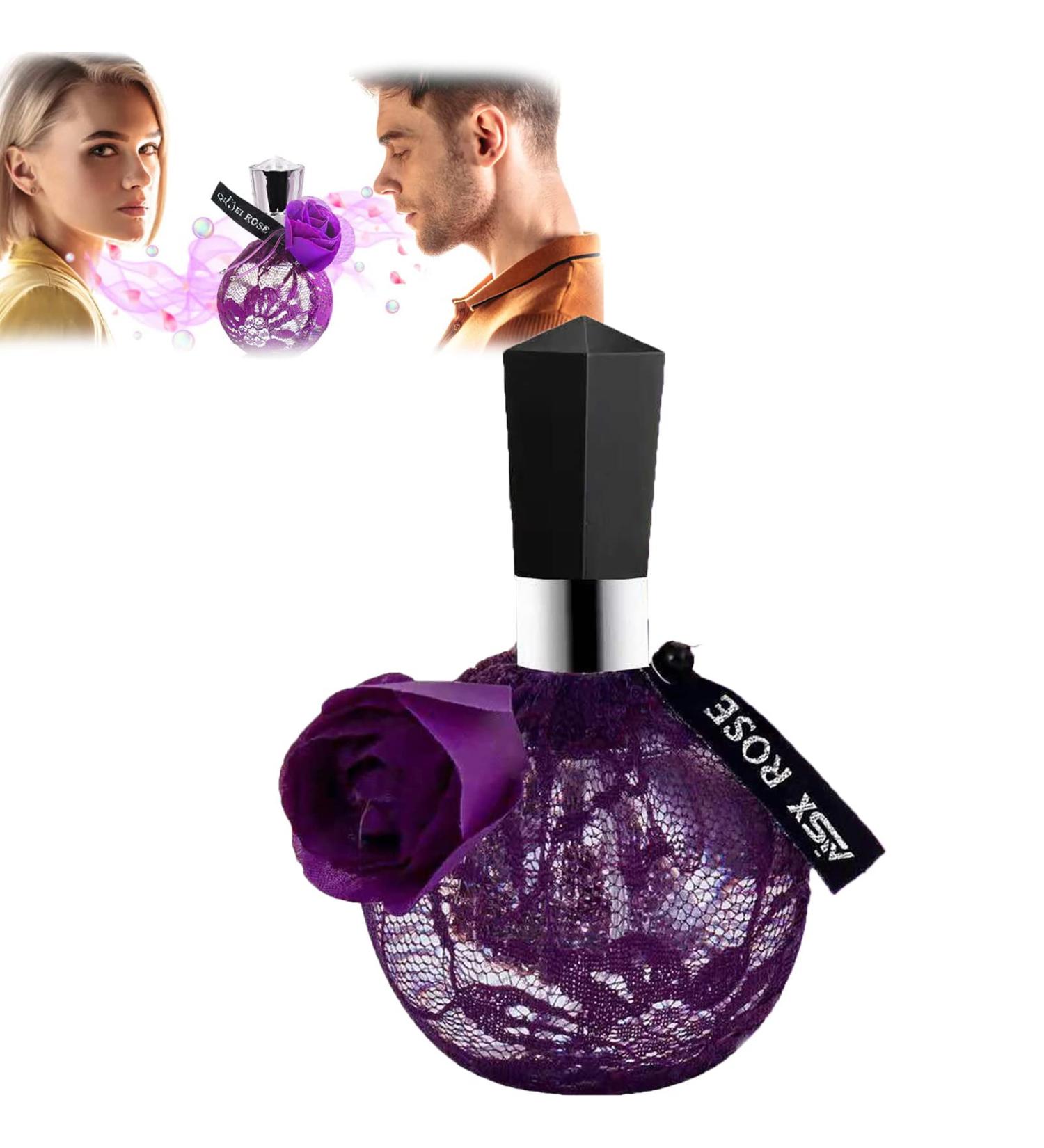 NSRA 100ml France Golden Lure Lace Women Perfume Pheromone Perfume for Women Attract Men Golden Lure Cologne Golden Lure Pheromone Perfume Spray (Purple) - Buy Online on GoSupps.com