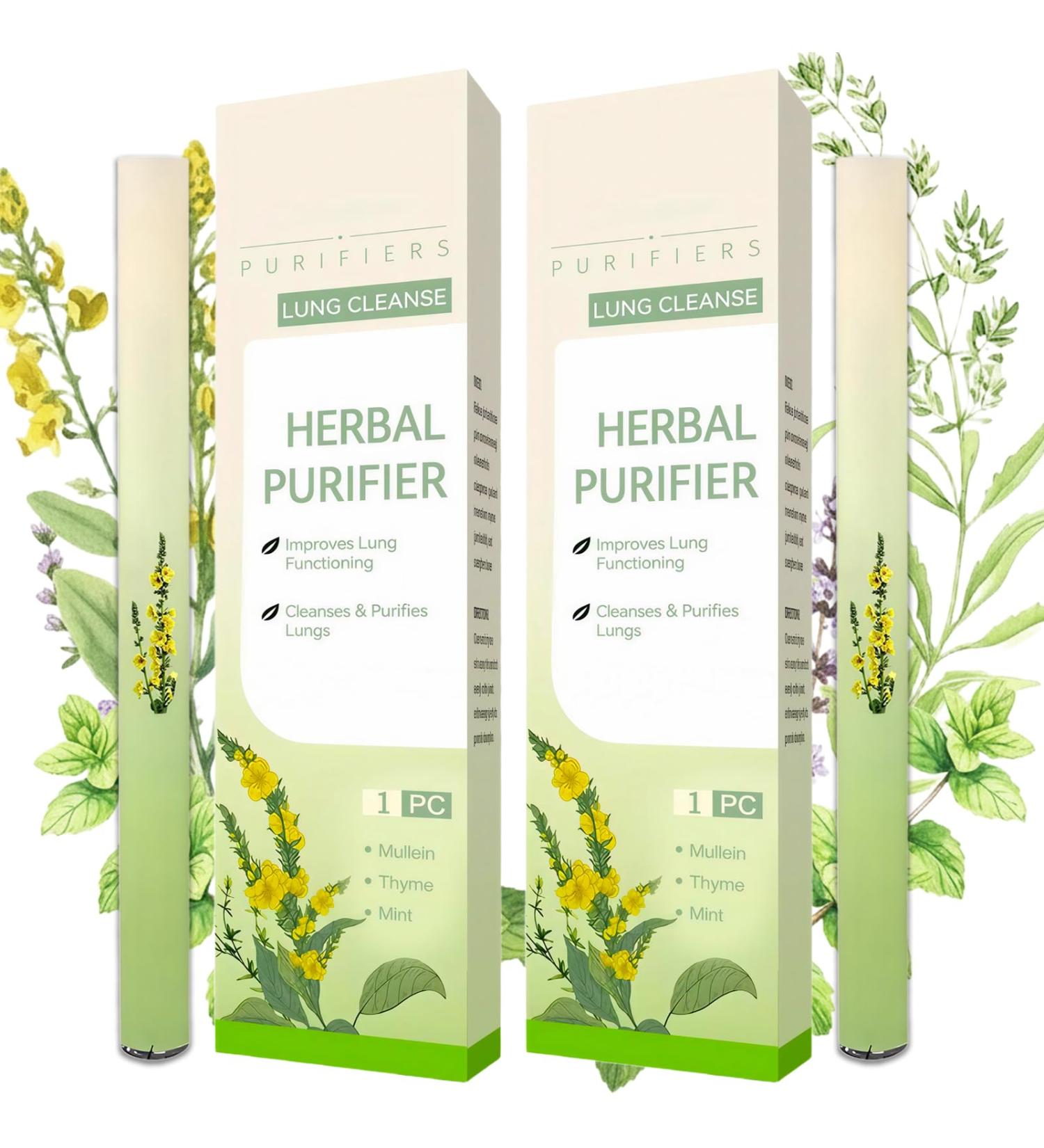 2 PCS Herbal Diffuser Pen Portable Mullein Diffuser Pen with Mint and Thyme for Lung Cleasing Refreshing Oral Comfort Pure Breath Plant Essence Quit Smoking Aid Up to 600 Uses Green - Buy Online on GoSupps.com