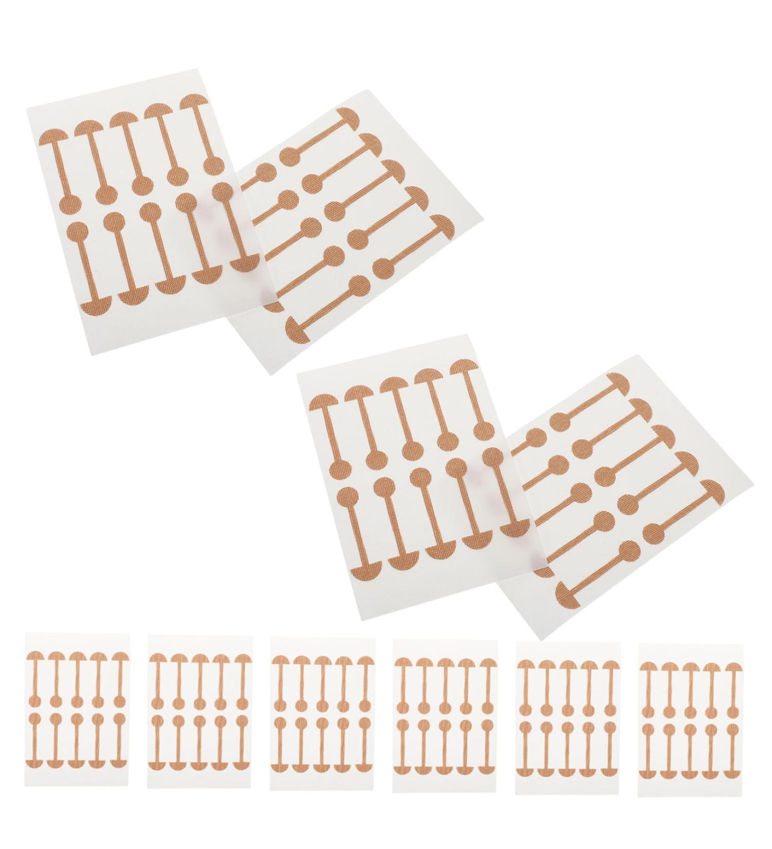  DEARMAMY 10 Pieces Practical Nose Wing Strips Self-Adhesive Nose Contour Plasters Elastic Nose Corrector Stickers for Nostrils - Buy Online on GoSupps.com